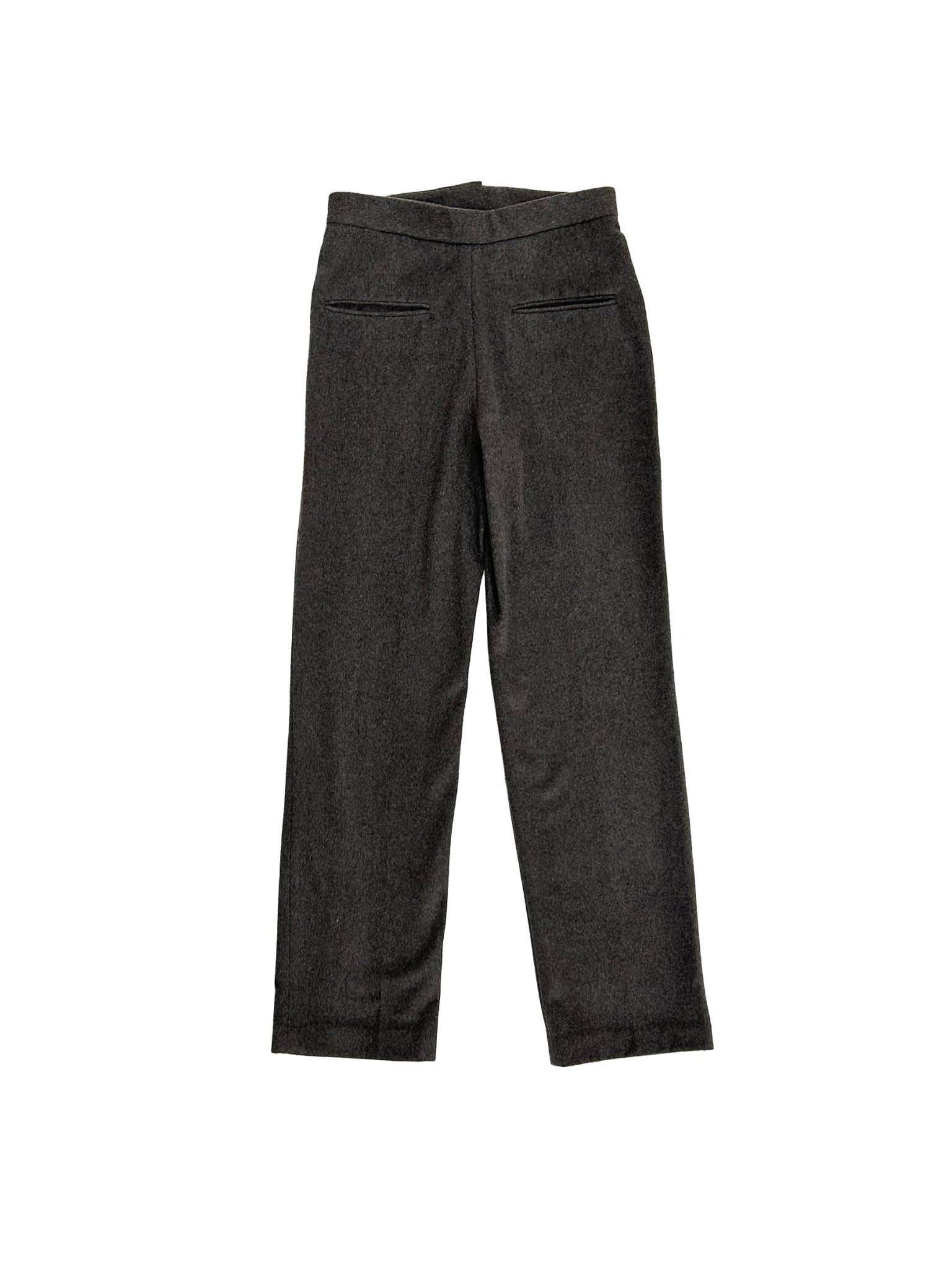 JUNTAE KIM - Tailored Flower Trousers - AW25 - GREY