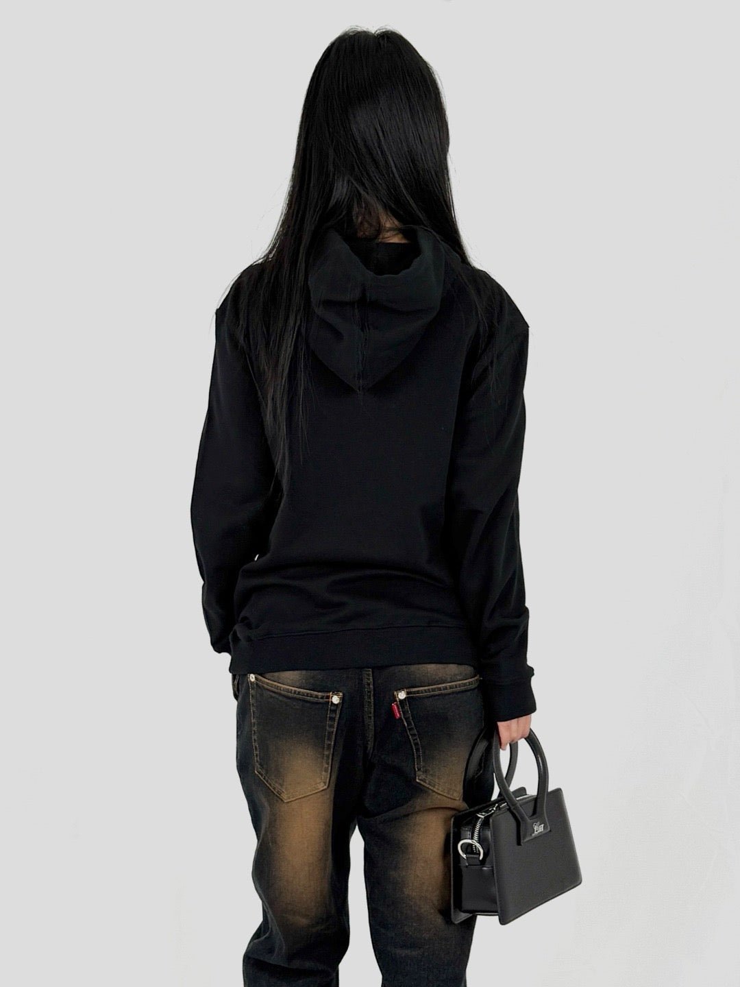 JUNTAE KIM - 'There Was A Punk' Hoodie - SS25 - BLACK