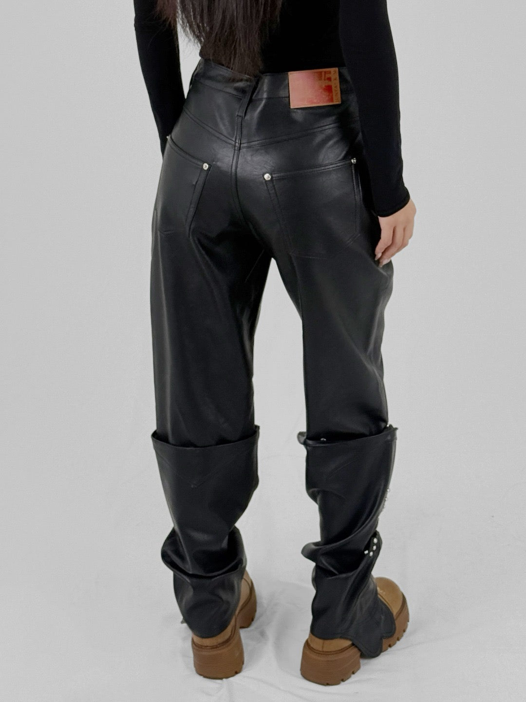 JUNTAE KIM - Western Boot Pants - AW25 - BLACK