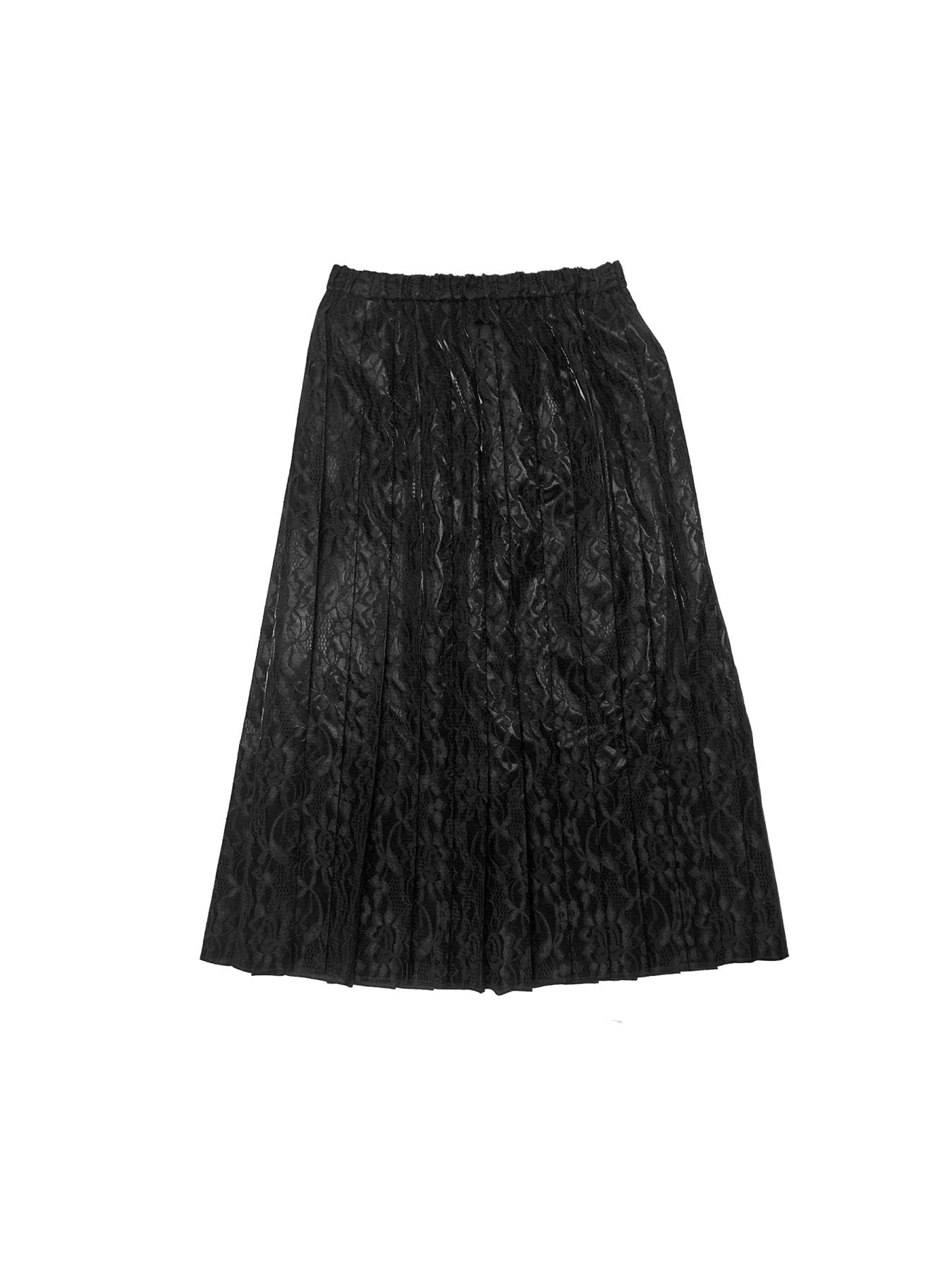 JUNYA WATANABE Black Ladies Bonded Lace Skirt