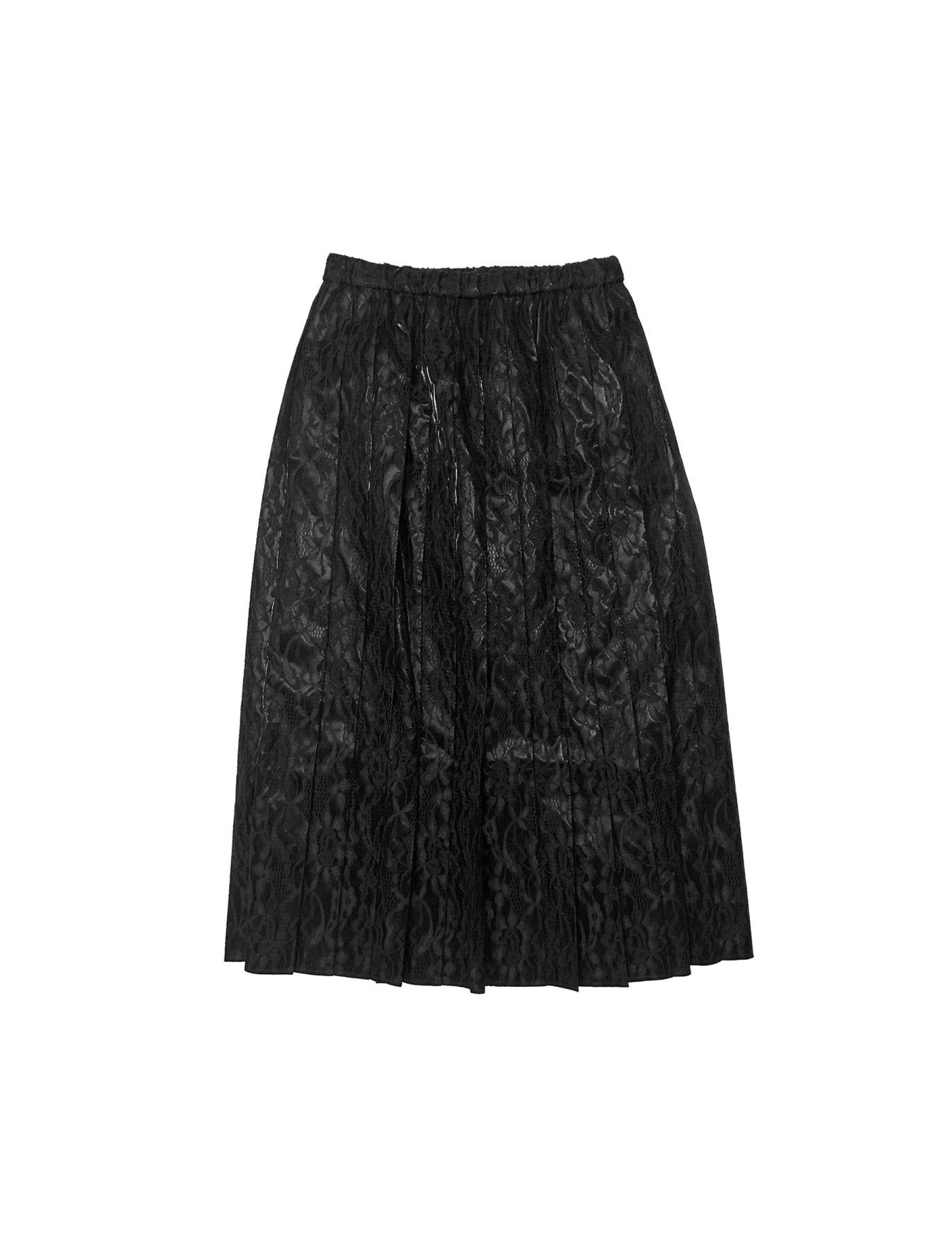 JUNYA WATANABE Black Ladies Bonded Lace Skirt