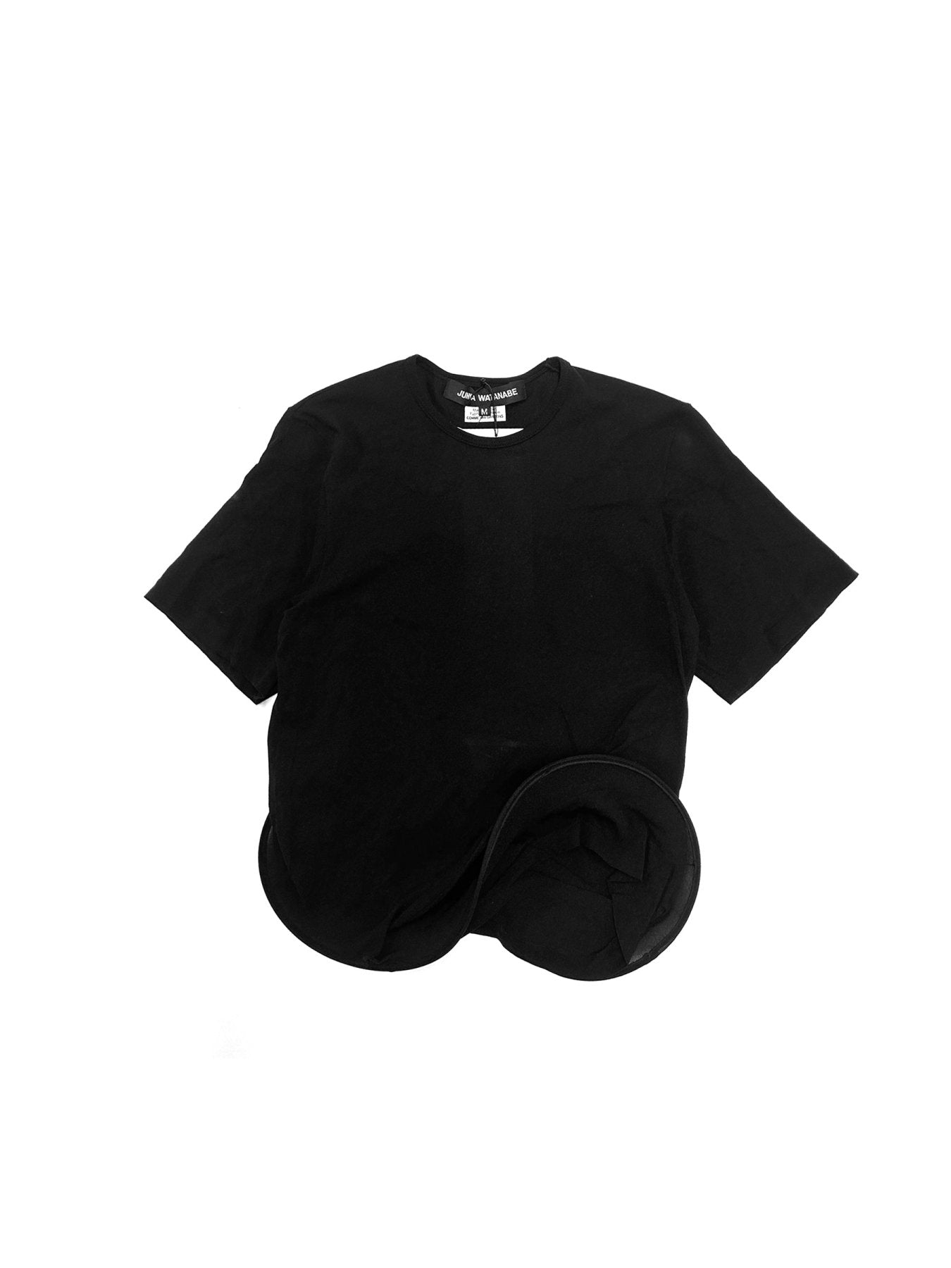 JUNYA WATANABE Black Ladies Sculpted T Shirt