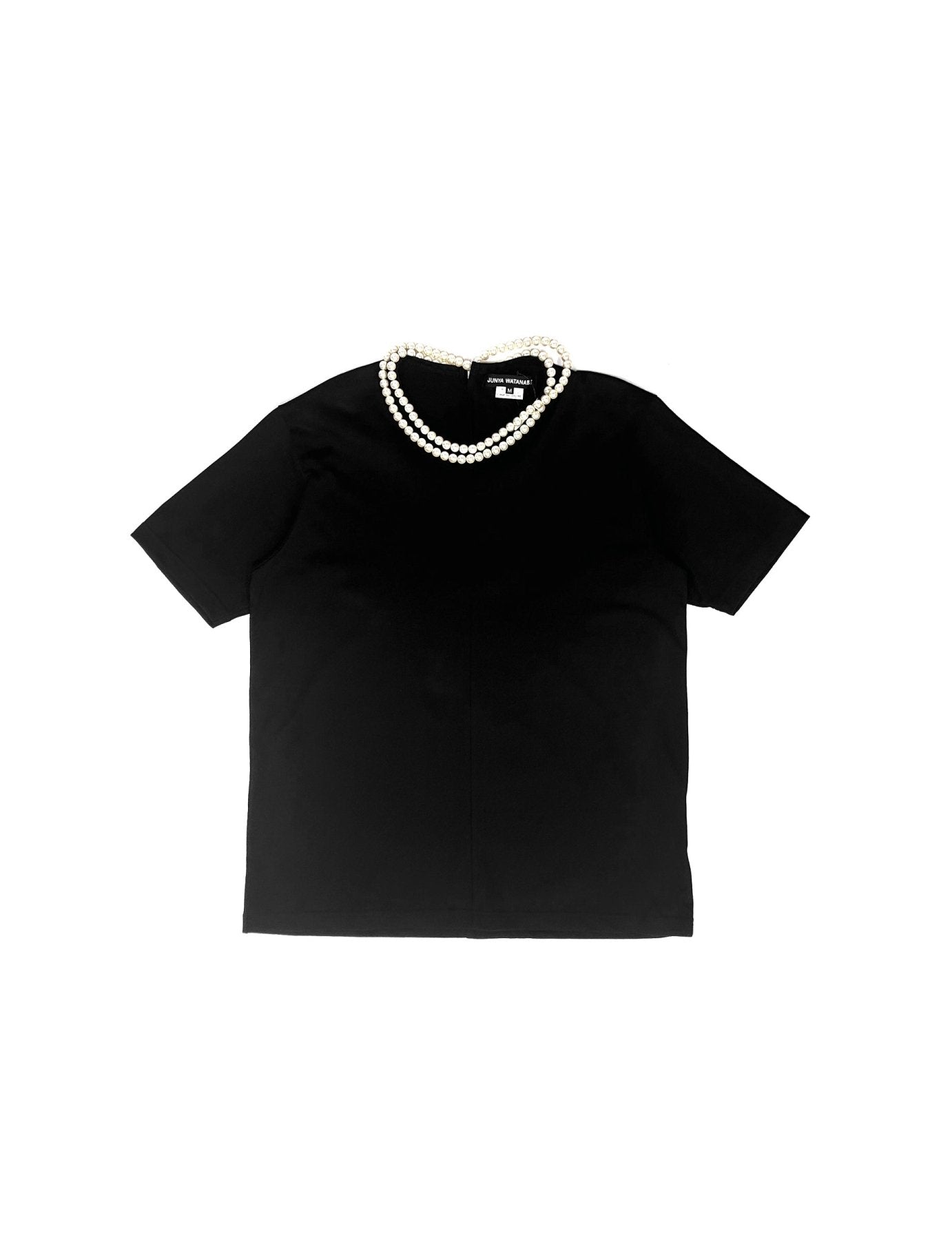JUNYA WATANABE Black Ladies T Shirt With Necklace