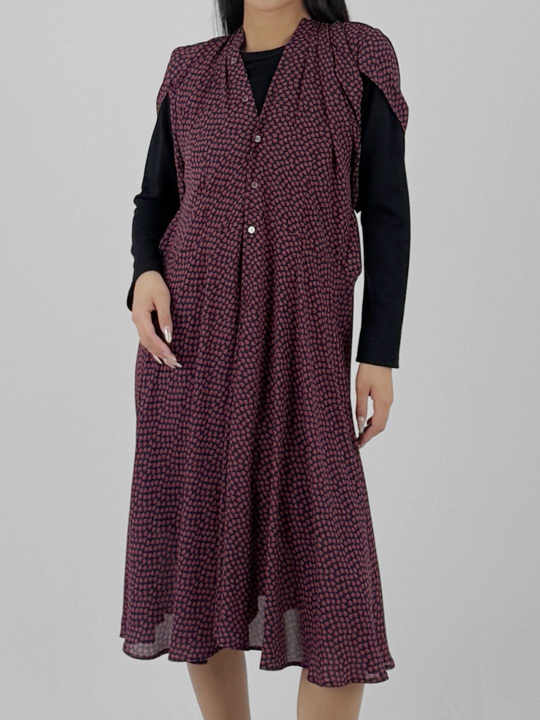 JUNYA WATANABE - Ladies One Piece - AW25 - NAVY PURPLE BLACK