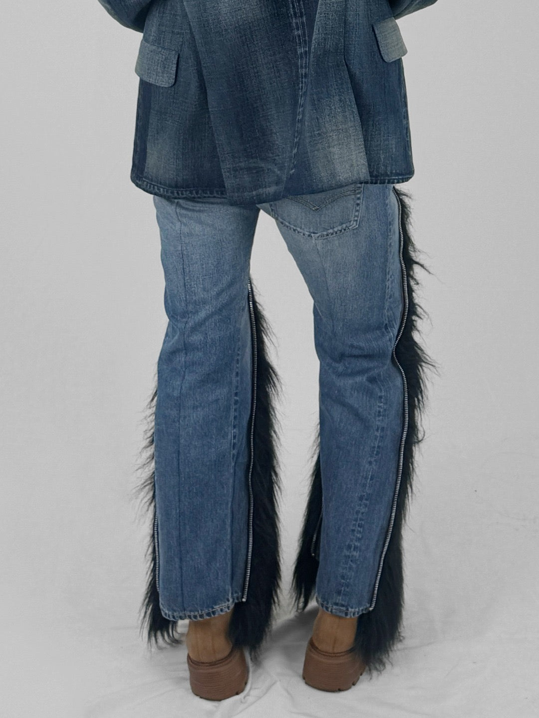 JUNYA WATANABE - Ladies Pants - AW25 - INDIGO BLACK