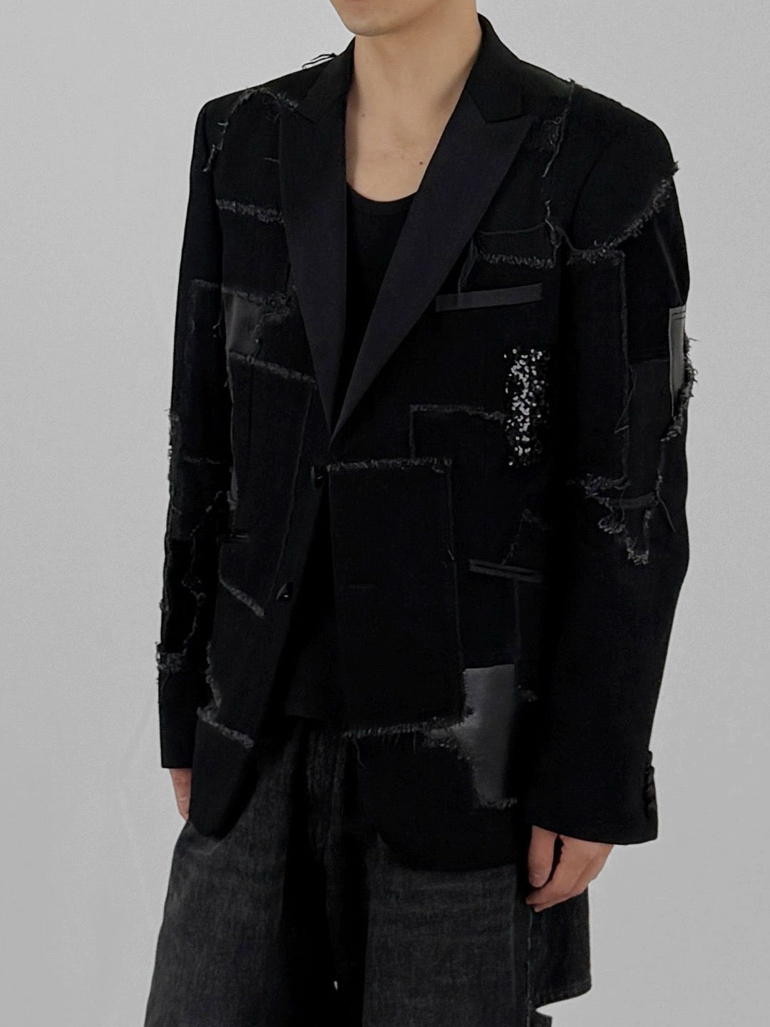 Junya Watanabe MAN - MEN'S JACKET - SS25 - BLACK X BLACK
