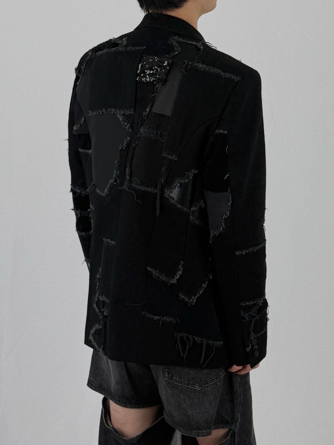 Junya Watanabe MAN - MEN'S JACKET - SS25 - BLACK X BLACK