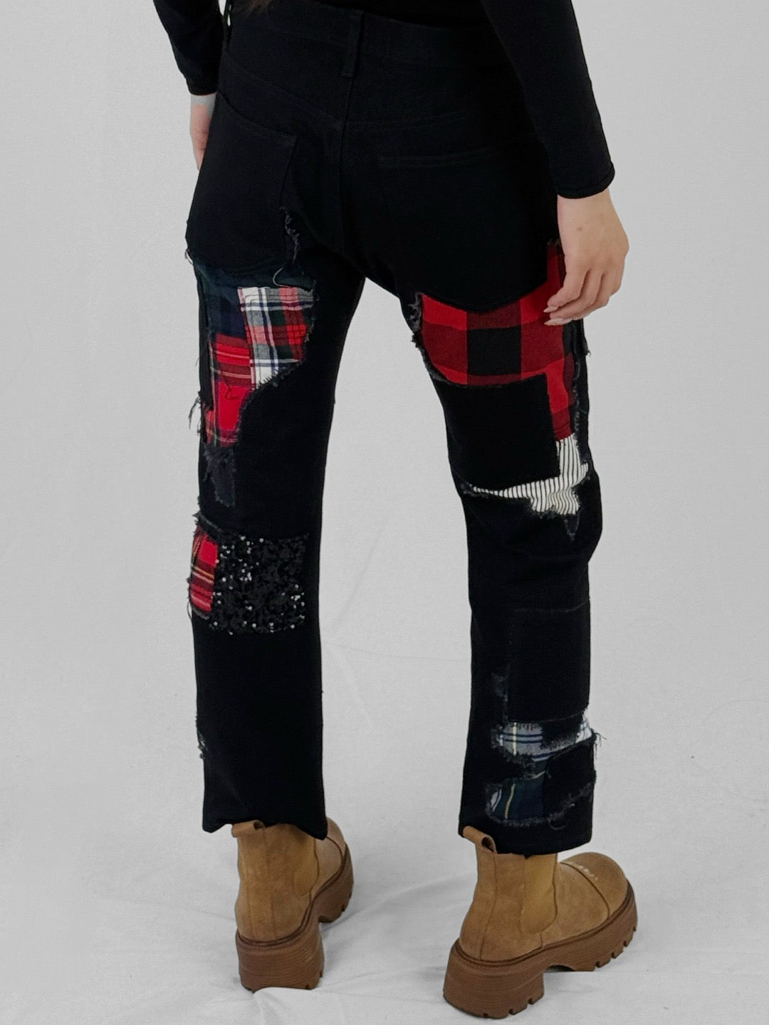 Junya Watanabe MAN - MEN'S PANTS - SS25 - BLACK X MIX