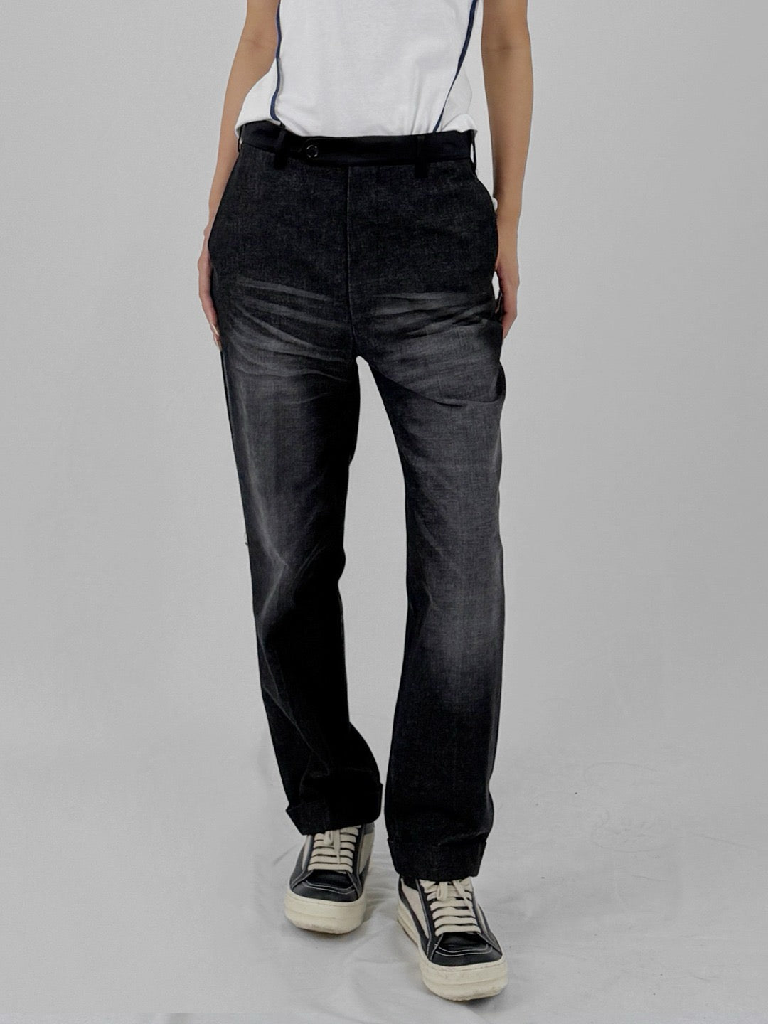 Junya Watanabe MAN - MEN'S PANTS - SS25 - BLACK/GREY
