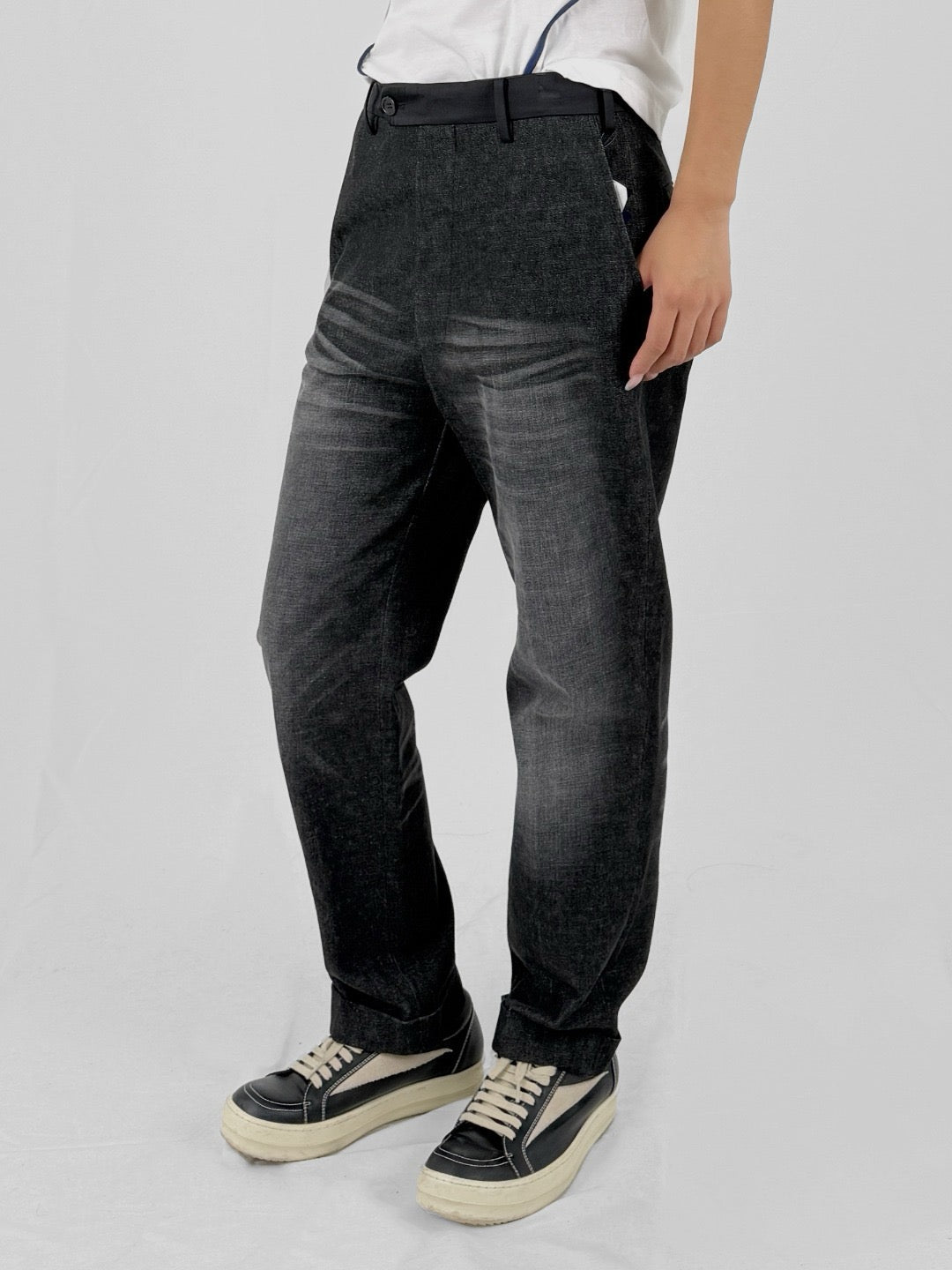 Junya Watanabe MAN - MEN'S PANTS - SS25 - BLACK/GREY