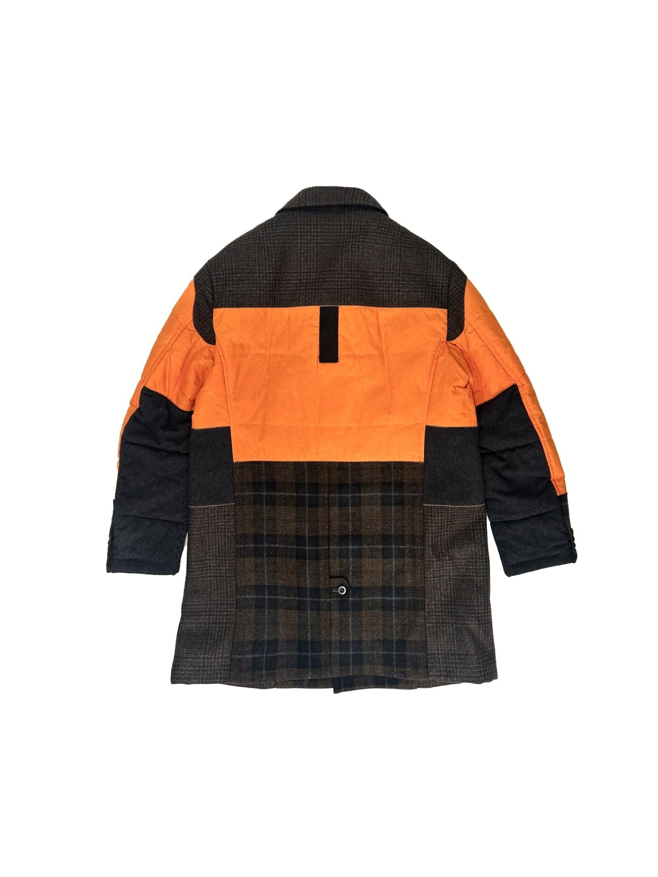JUNYA WATANABE - Mens Coat - AW25 - ORANGE NVY BRN