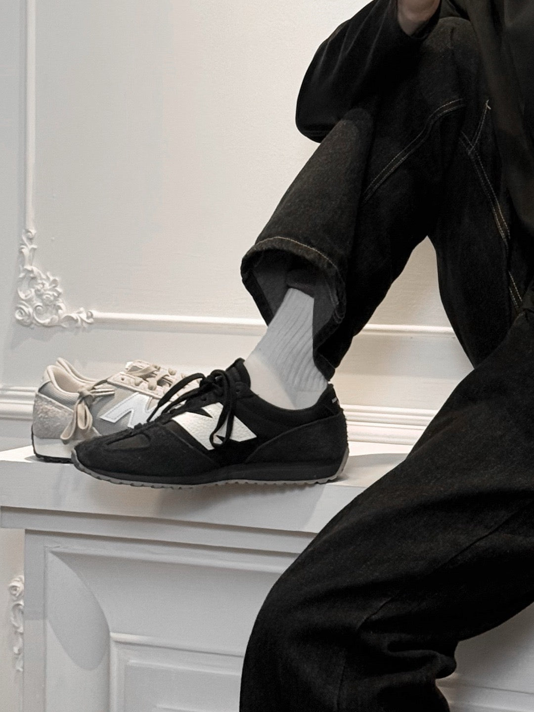 JUNYA WATANABE - Mens Shoes X New Balance - AW25 - BLACK