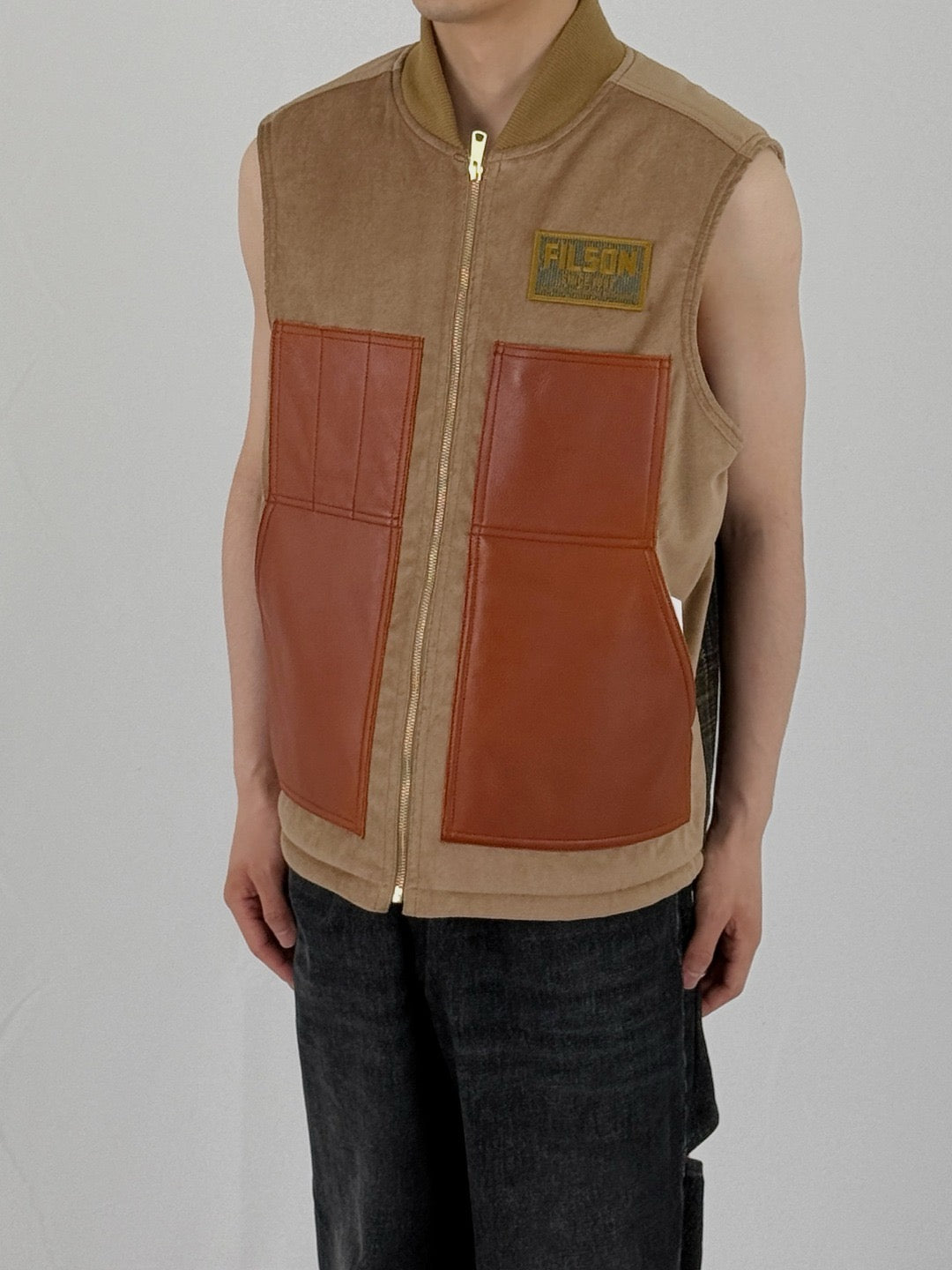 JUNYA WATANABE - Mens Vest - AW25 - BEIGE BROWN