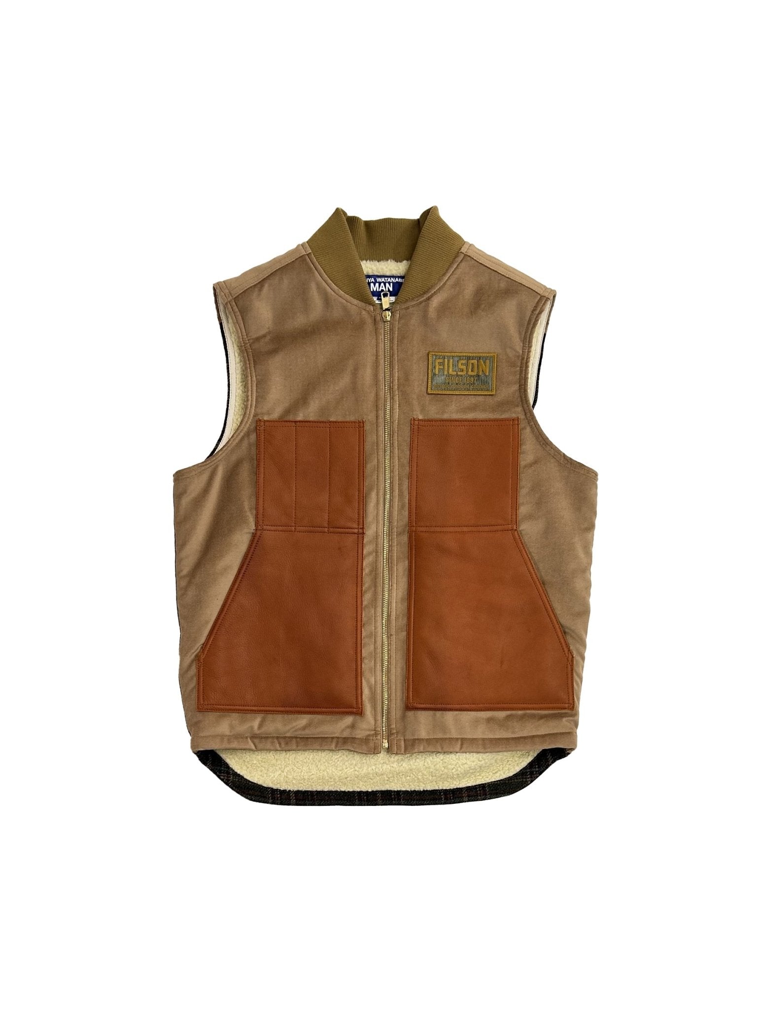 JUNYA WATANABE - Mens Vest - AW25 - BEIGE BROWN