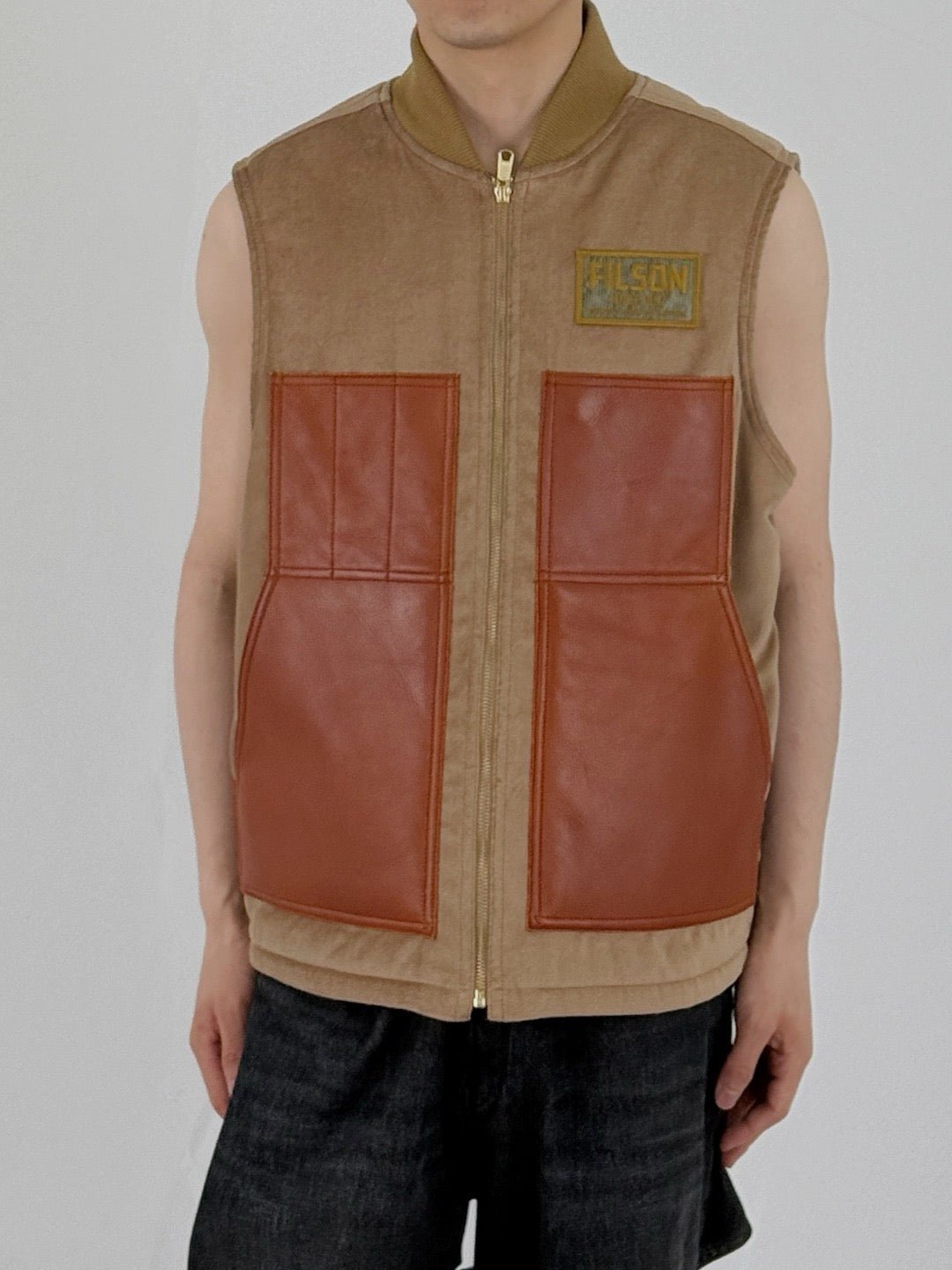 JUNYA WATANABE - Mens Vest - AW25 - BEIGE BROWN