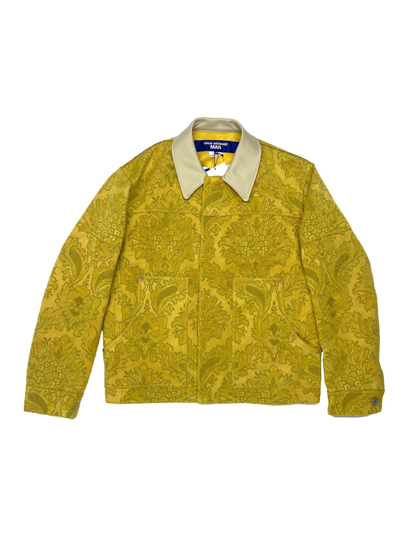JUNYA WATANABE Yellow Mens Floral Jacket