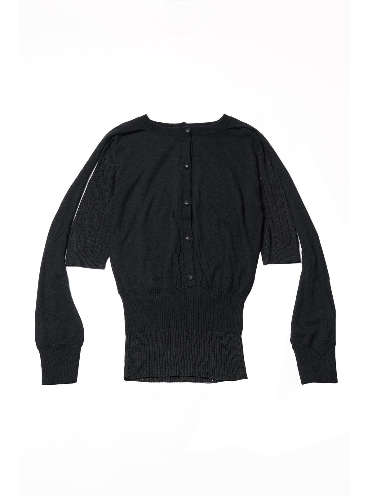 KIKO KOSTADINOV Black Corella Double Sleeve Jumper