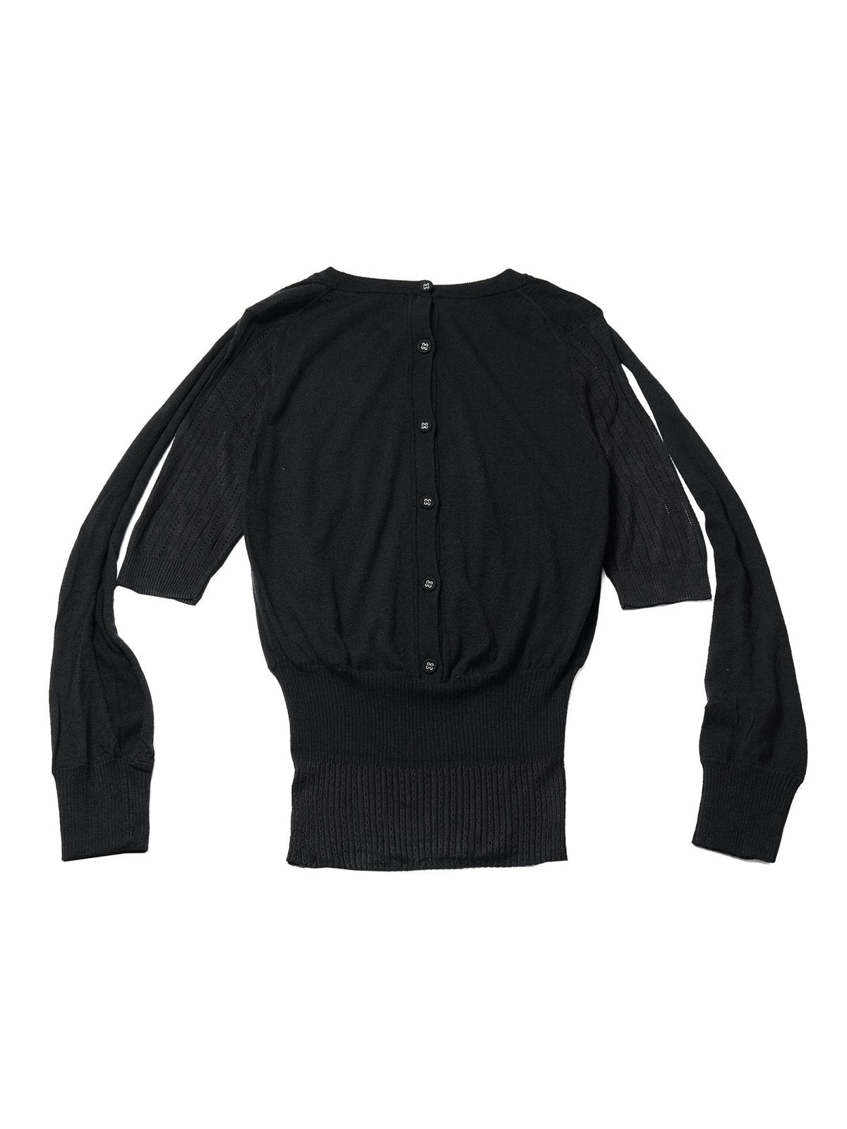 KIKO KOSTADINOV Black Corella Double Sleeve Jumper