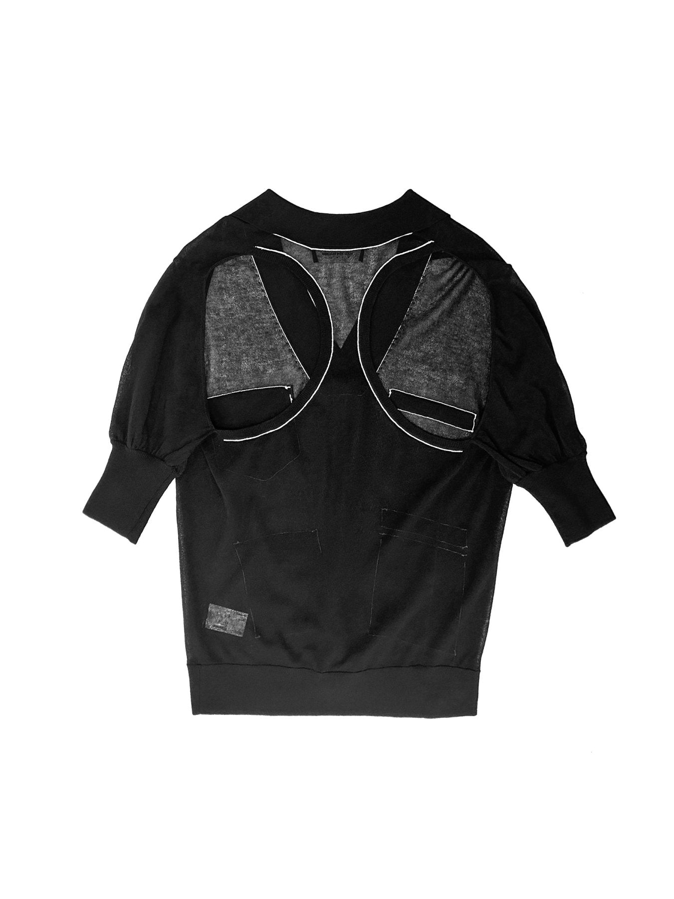 KIKO KOSTADINOV Black Kreiner Knit Polo