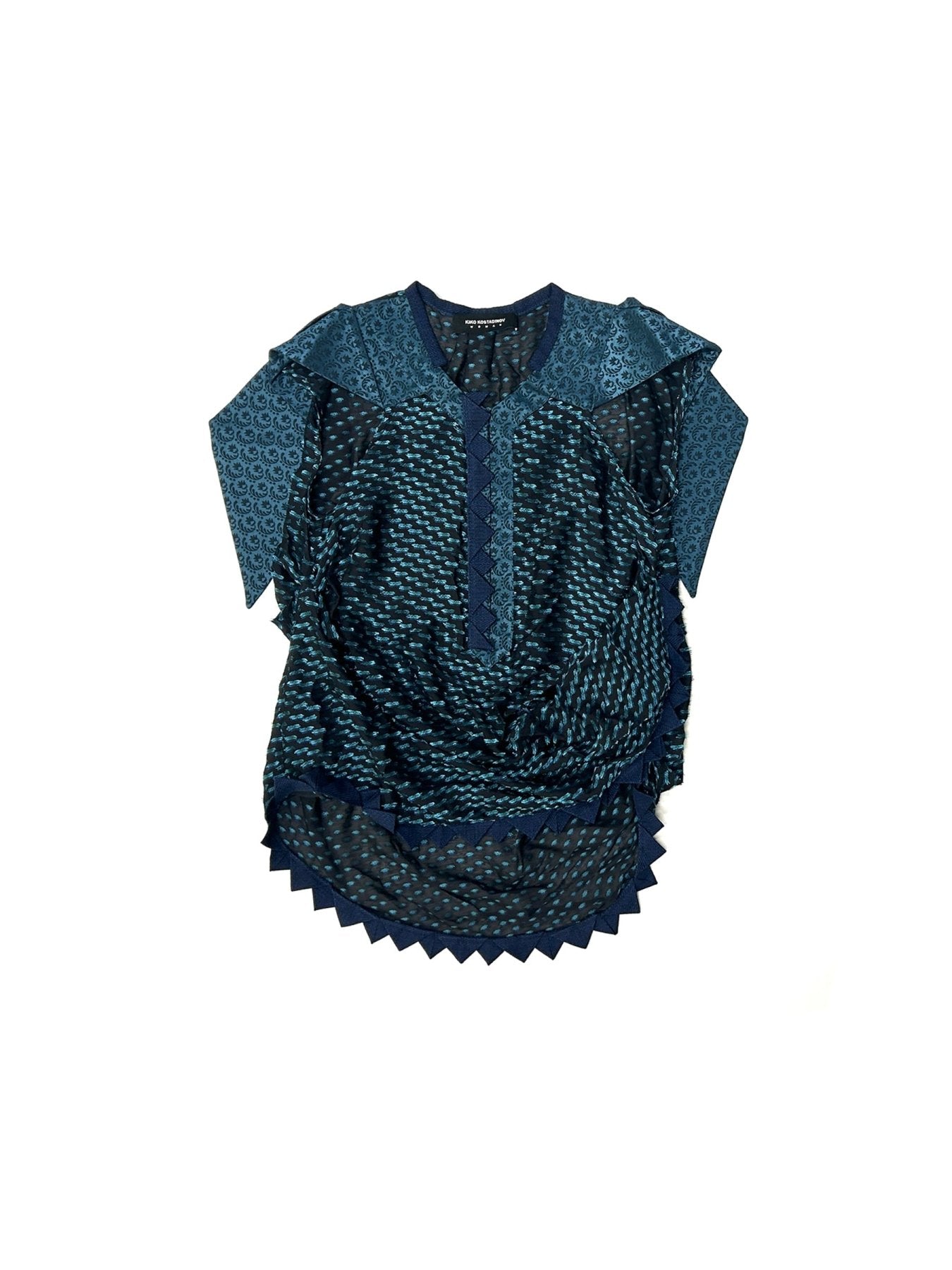 KIKO KOSTADINOV Black Weathervane Top