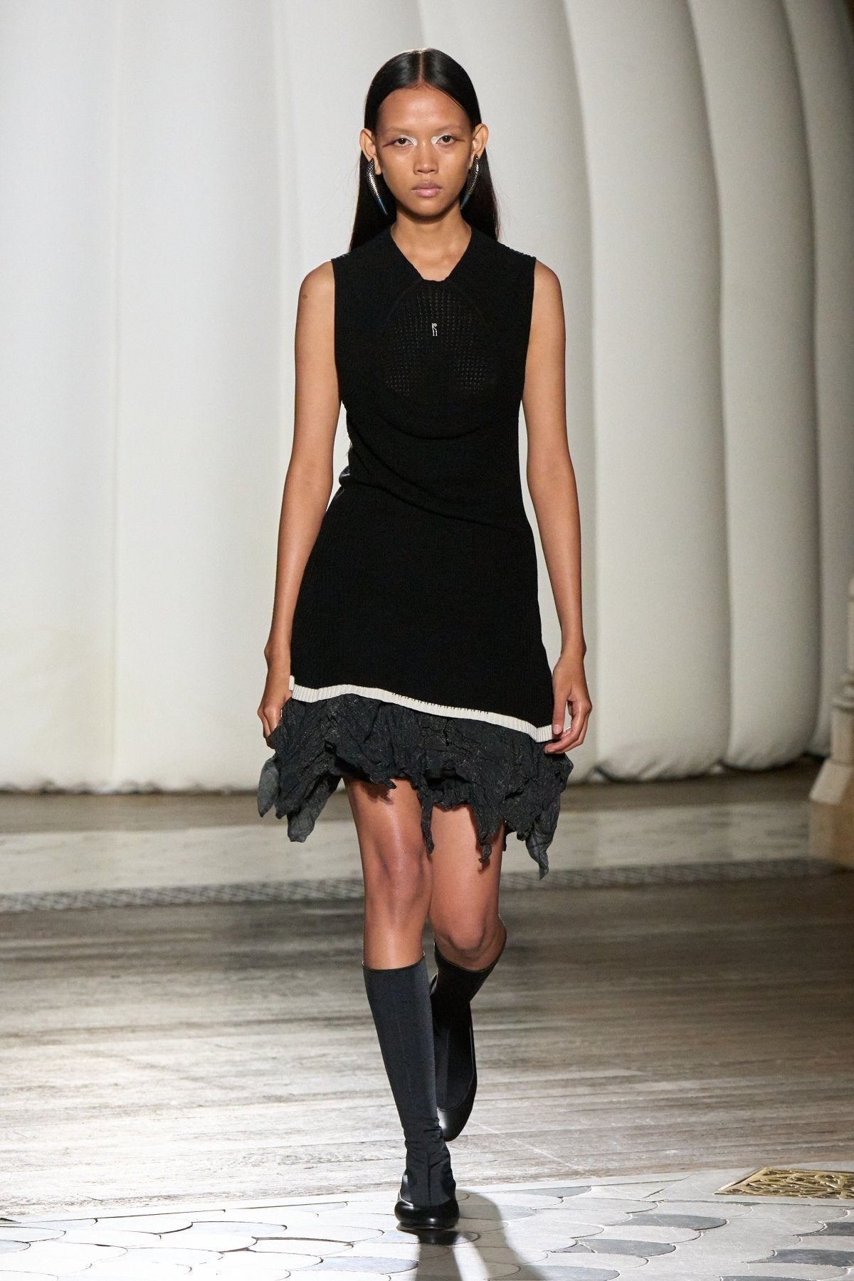 KIKO KOSTADINOV - Vecto Knit Tunic - SS25 - PHANTOM BLACK