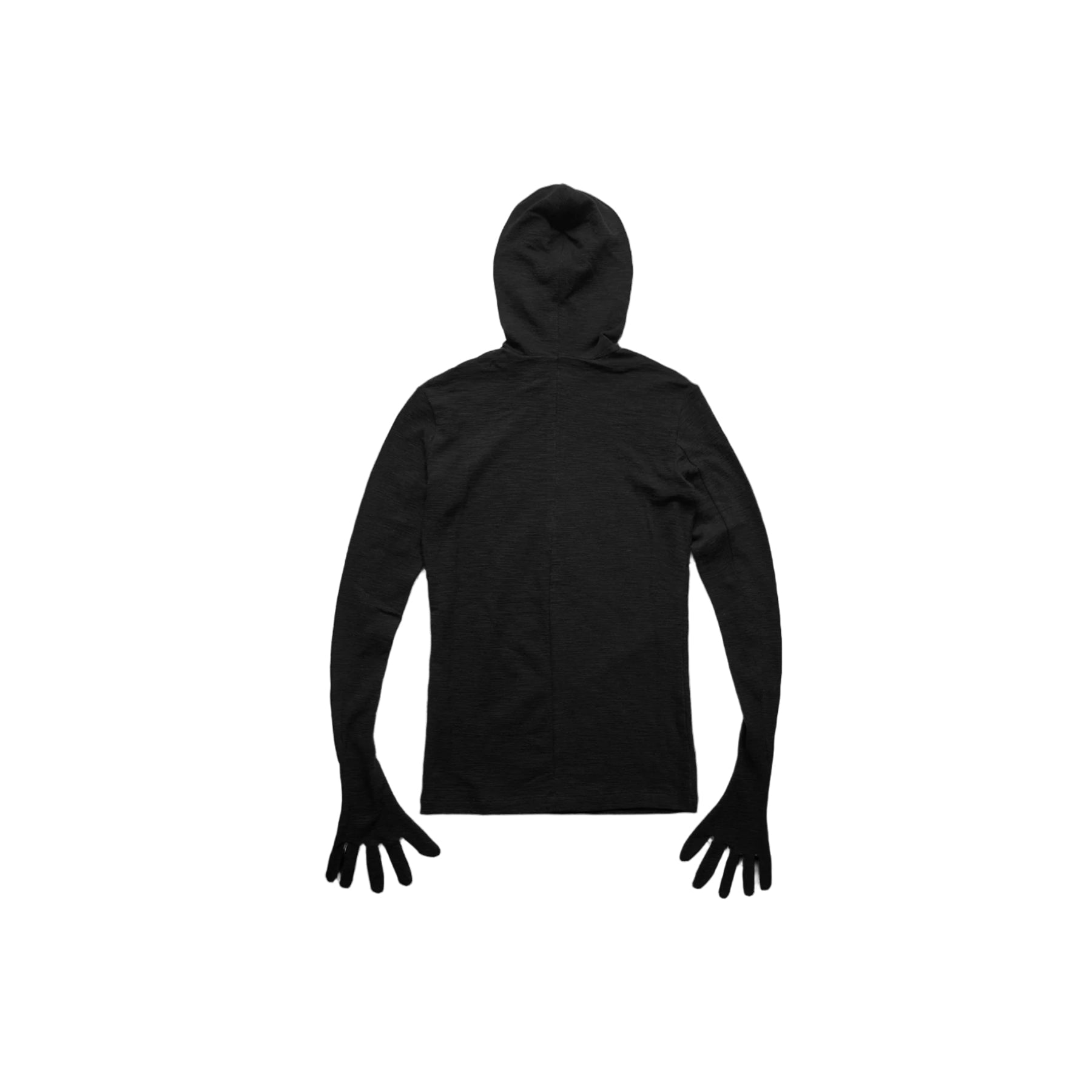 Kusikohc - Mask Tight Light Ls T-Shirt - AW24 - BLACK