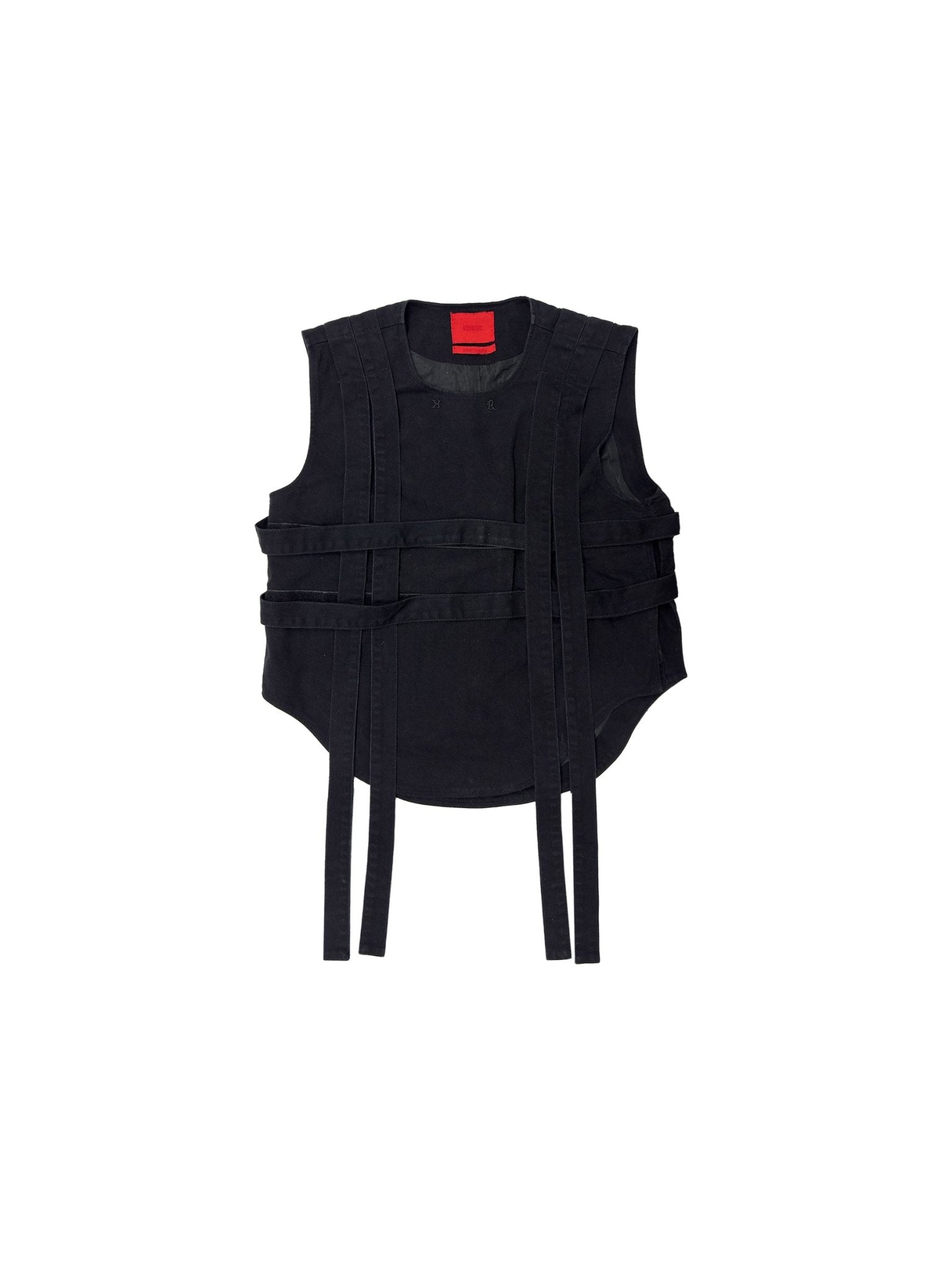 KUSIKOHC - Straps Vest - SS25 - BLACK
