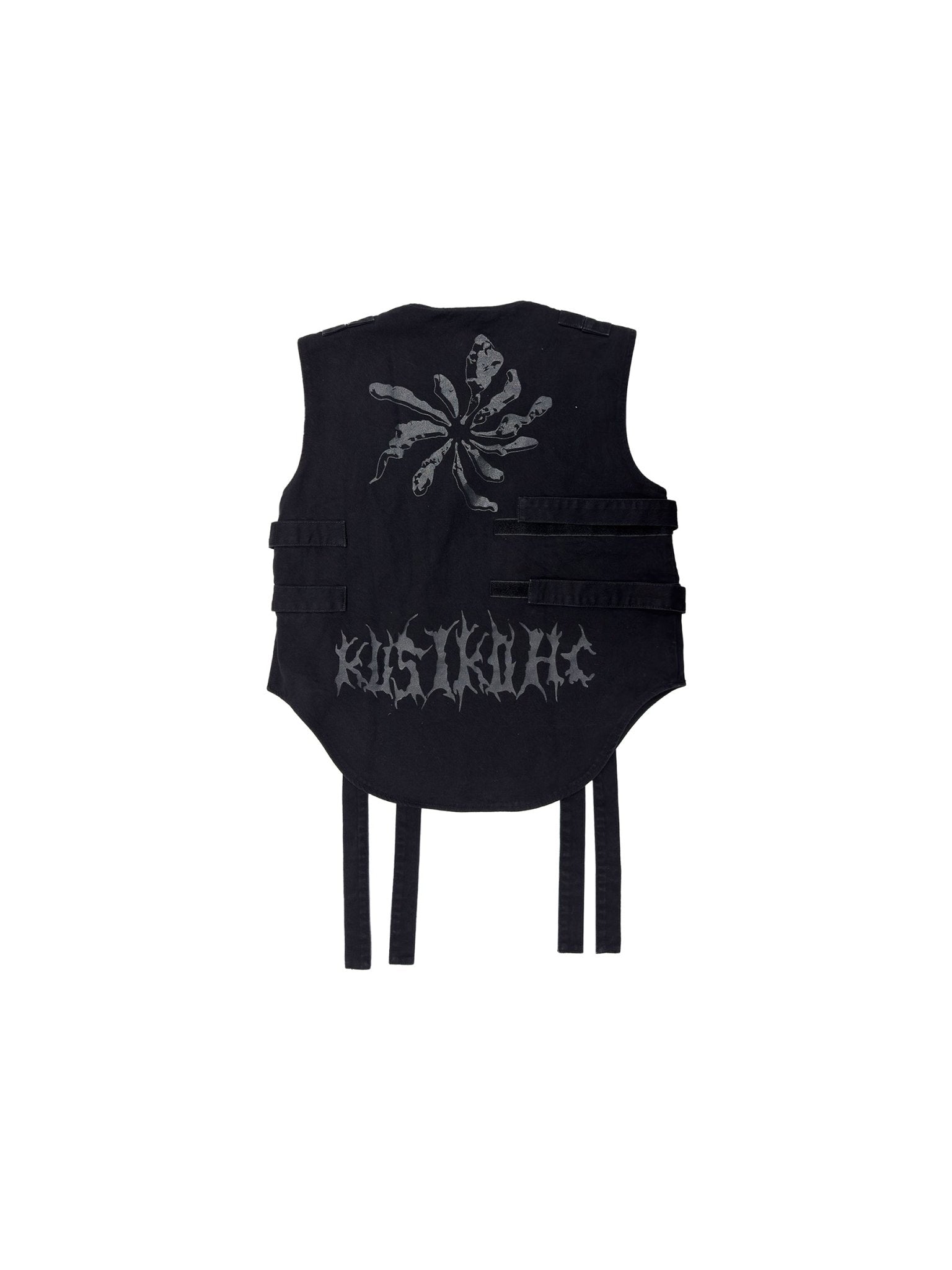 KUSIKOHC - Straps Vest - SS25 - BLACK