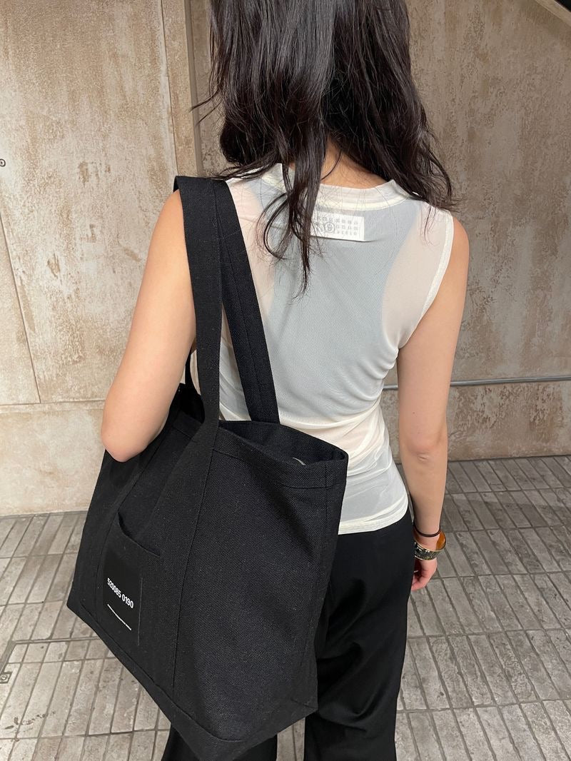KVADRAT - Techincolour Fleck Totebag  - SS25 - Black