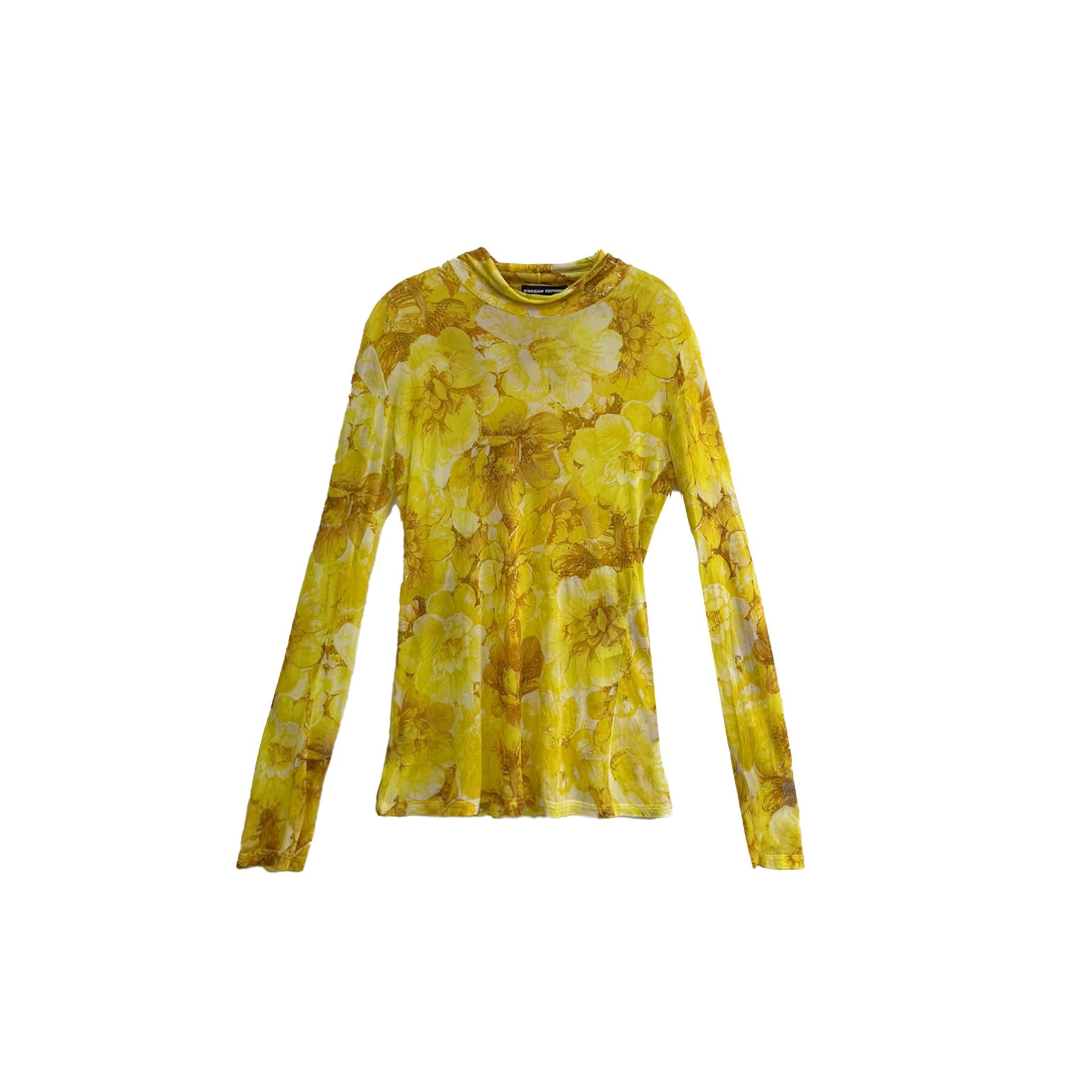 KWAIDAN EDITIONS - Roll Neck Top - AW21 - YLW CURTAIN