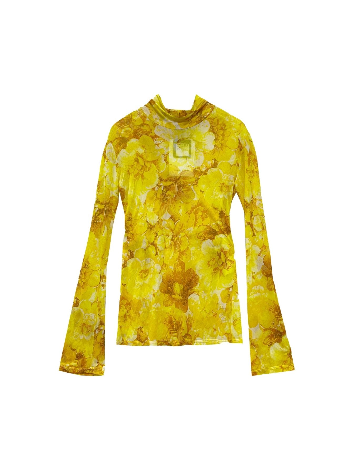 KWAIDAN EDITIONS Yellow Roll Neck T-Shirts