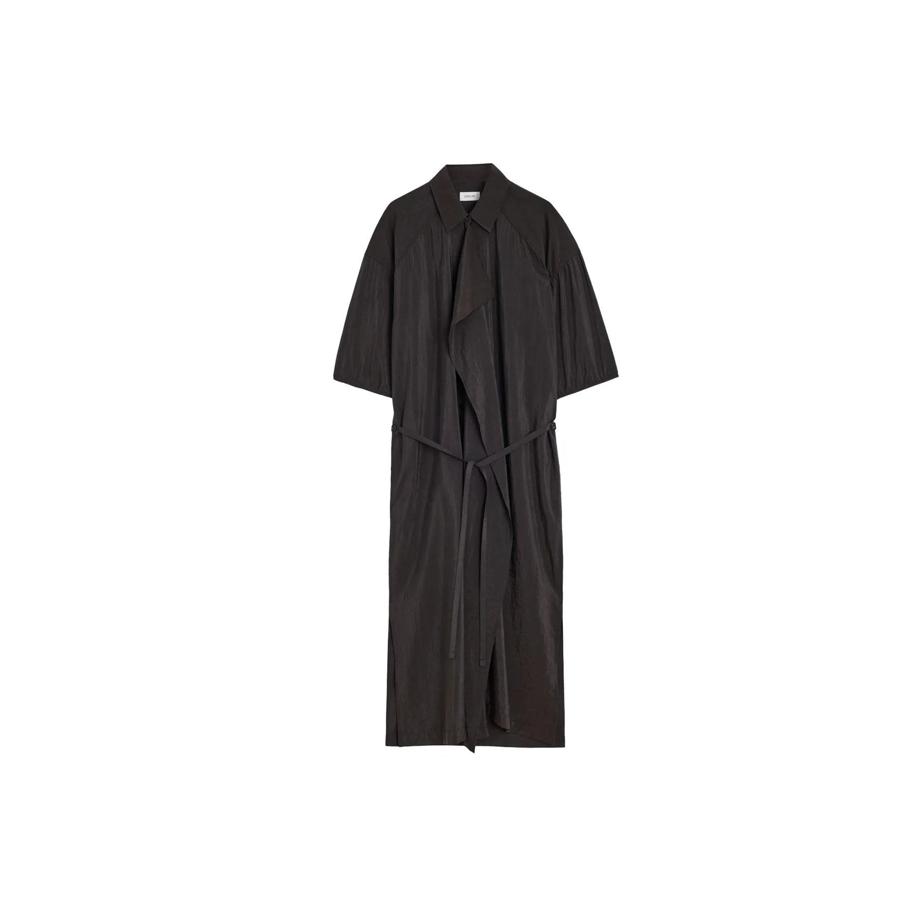LEMAIRE - Asymmetrical Shirt Dress - SS25 - DARKESPRESSO
