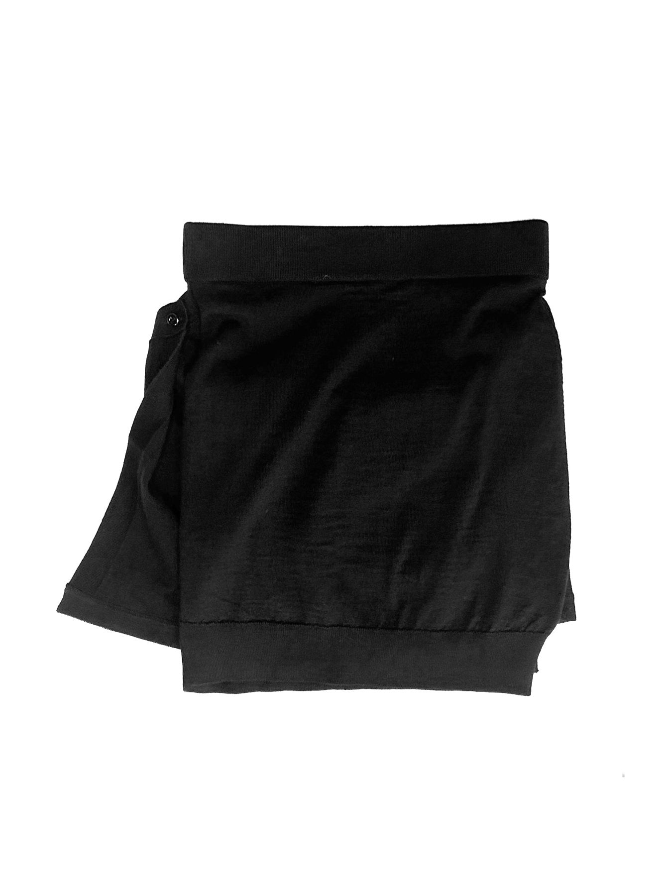 LEMAIRE Black Buttoned Skirt
