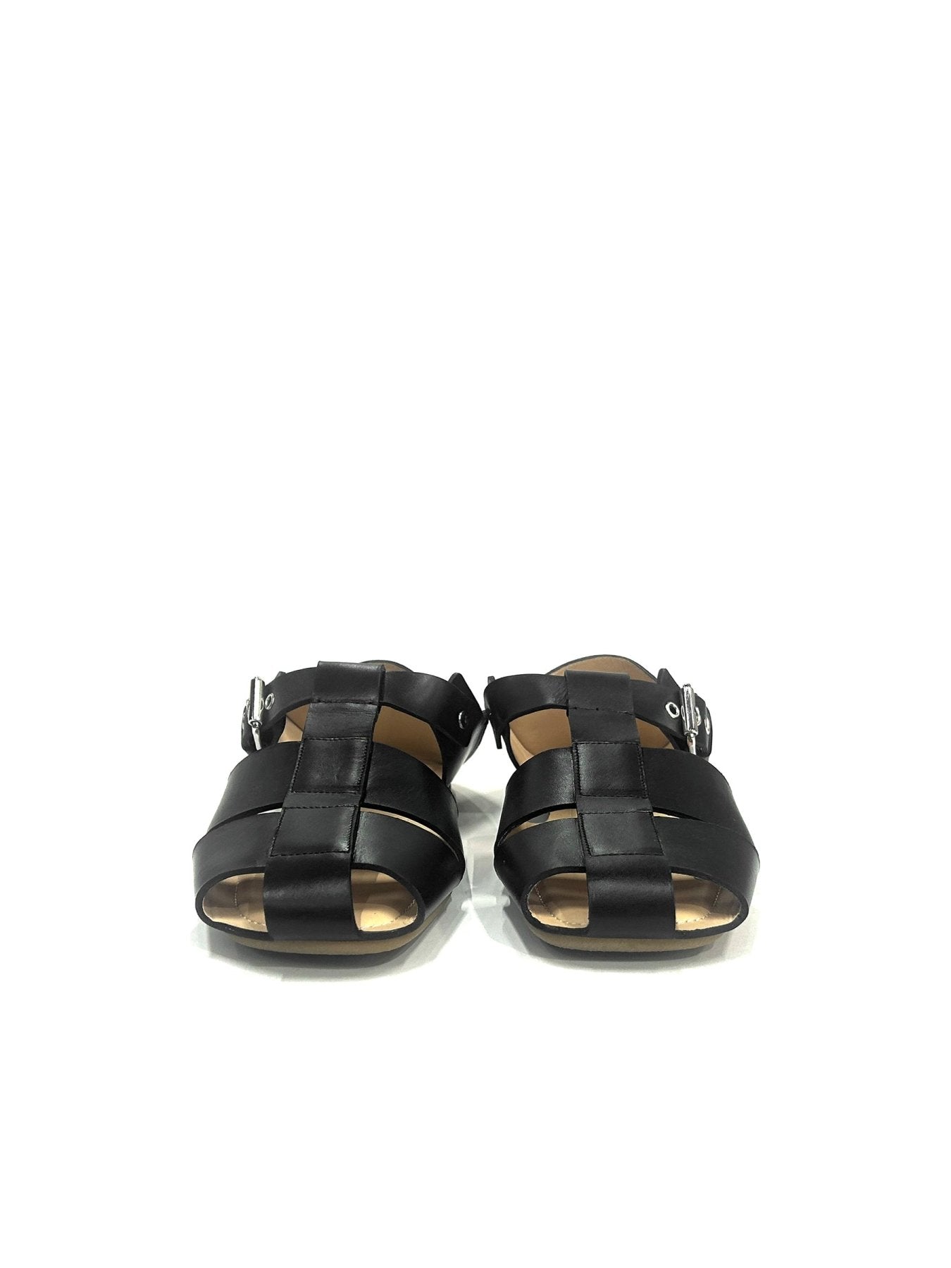LEMAIRE Black Fisherman Slip On Sandals