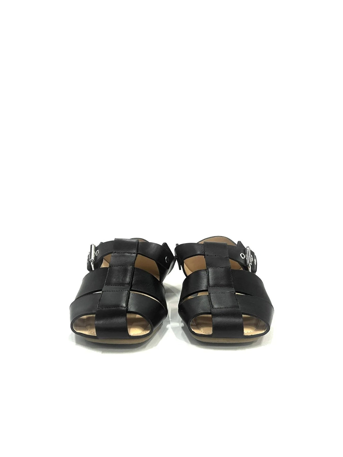 LEMAIRE Black Fisherman Slip On Sandals
