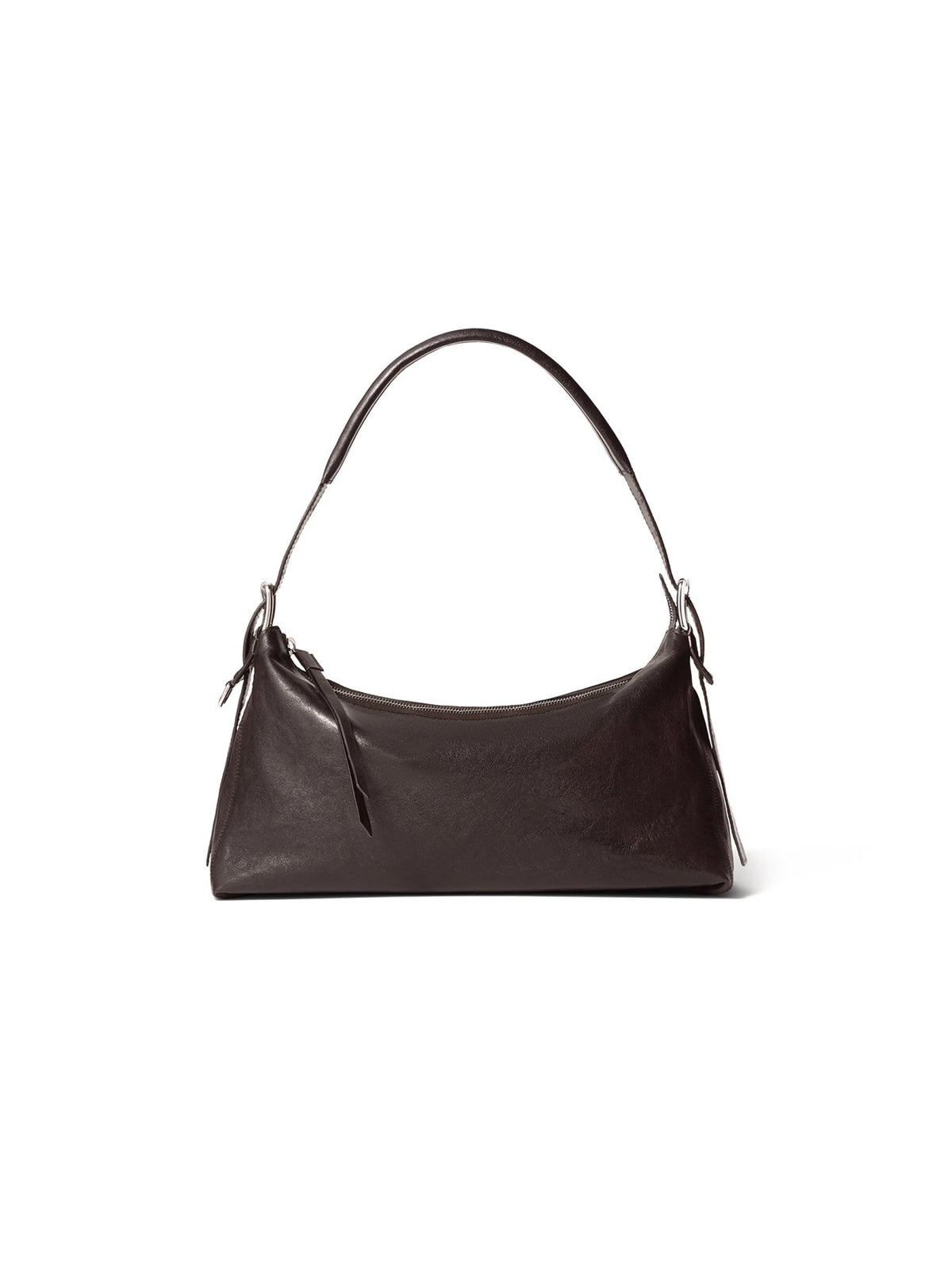 LEMAIRE Brown Belted Baguette Bag