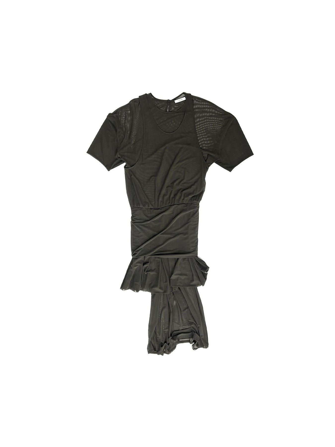LEMAIRE Brown Double Layer Dress