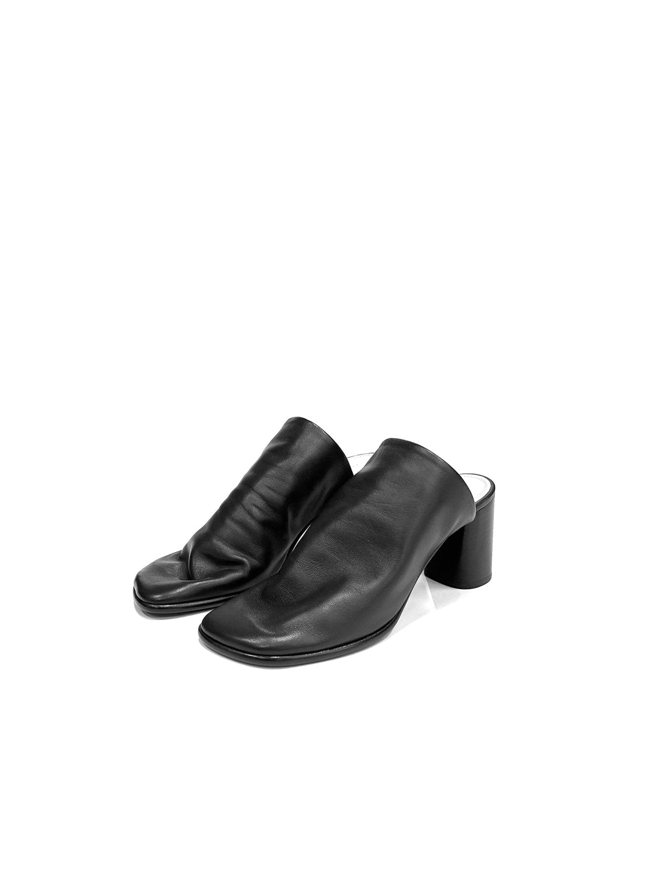 LEMAIRE Brown Glove Mules