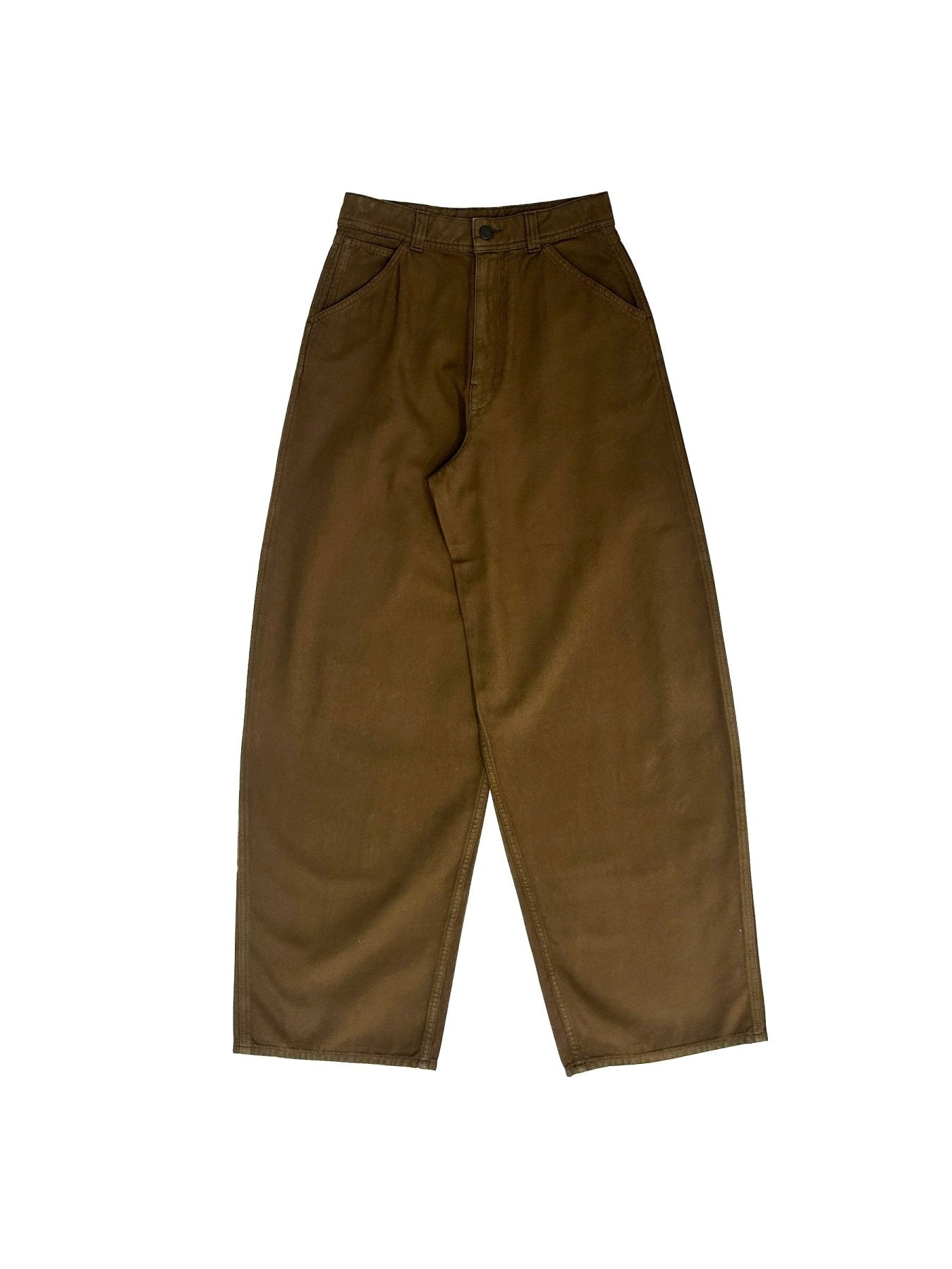 LEMAIRE Brown Large Pants