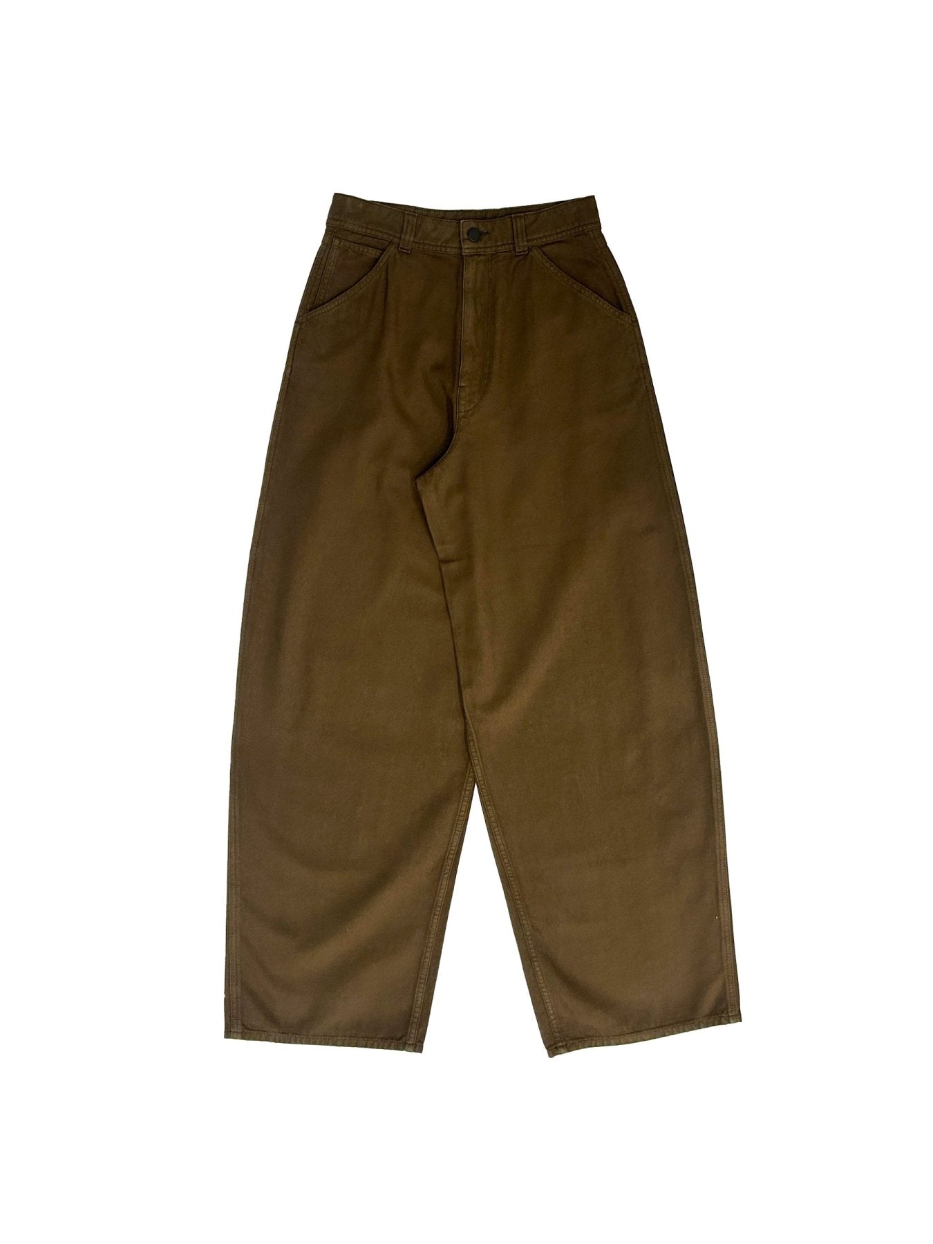 LEMAIRE Brown Large Pants