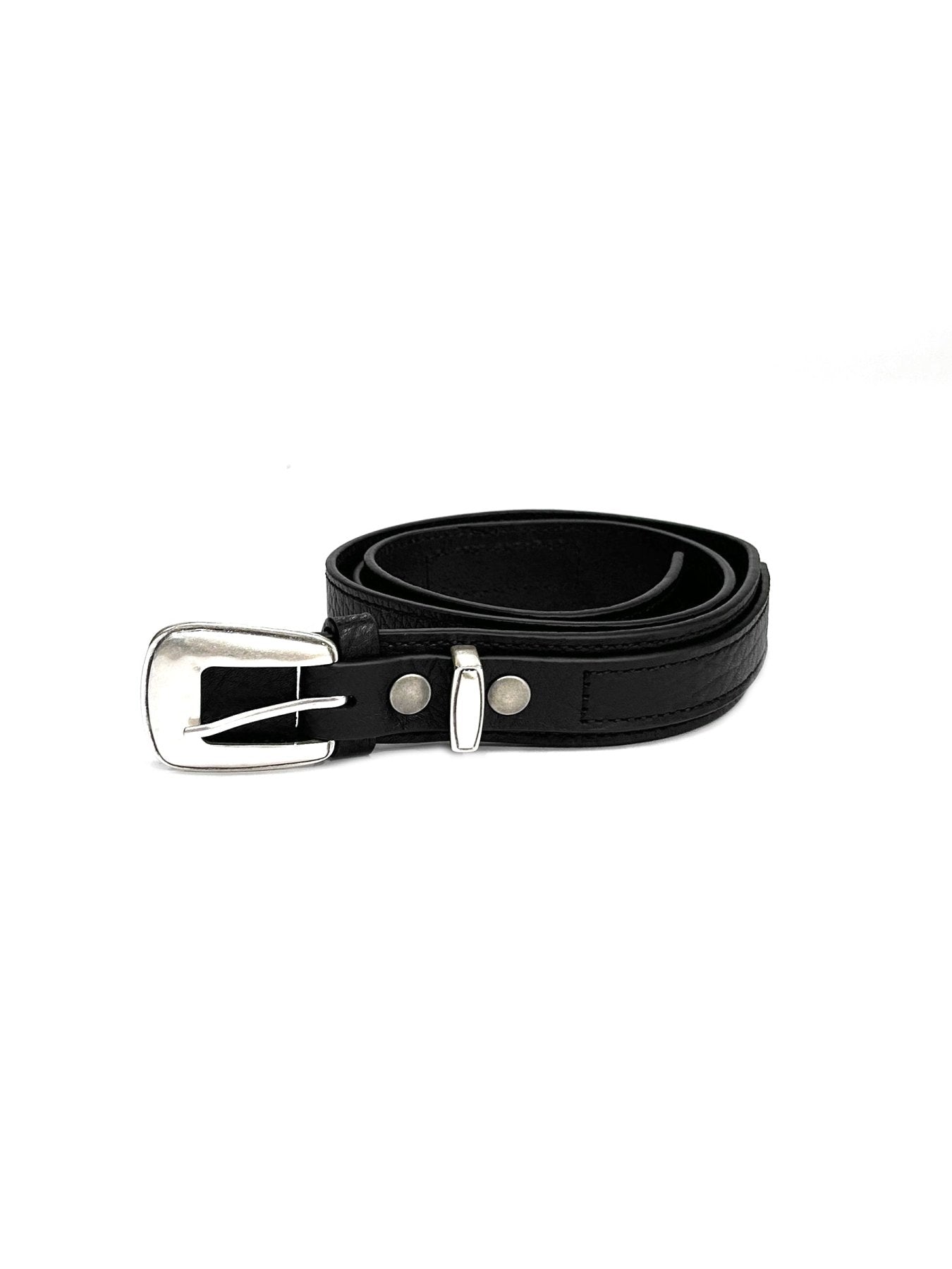 LEMAIRE Brown Minimal Western Belt