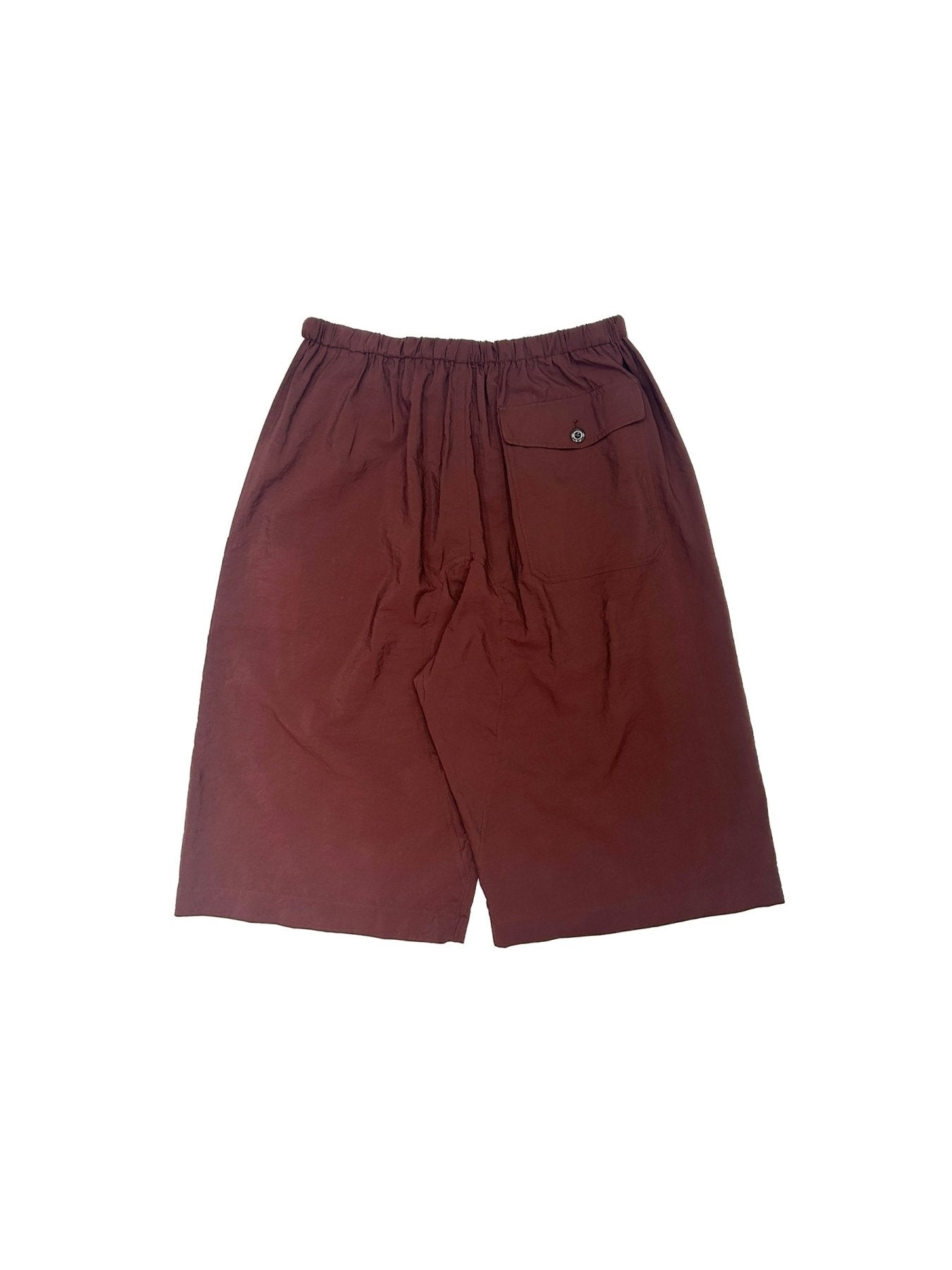 LEMAIRE Burgundy Cargo Easy Shorts