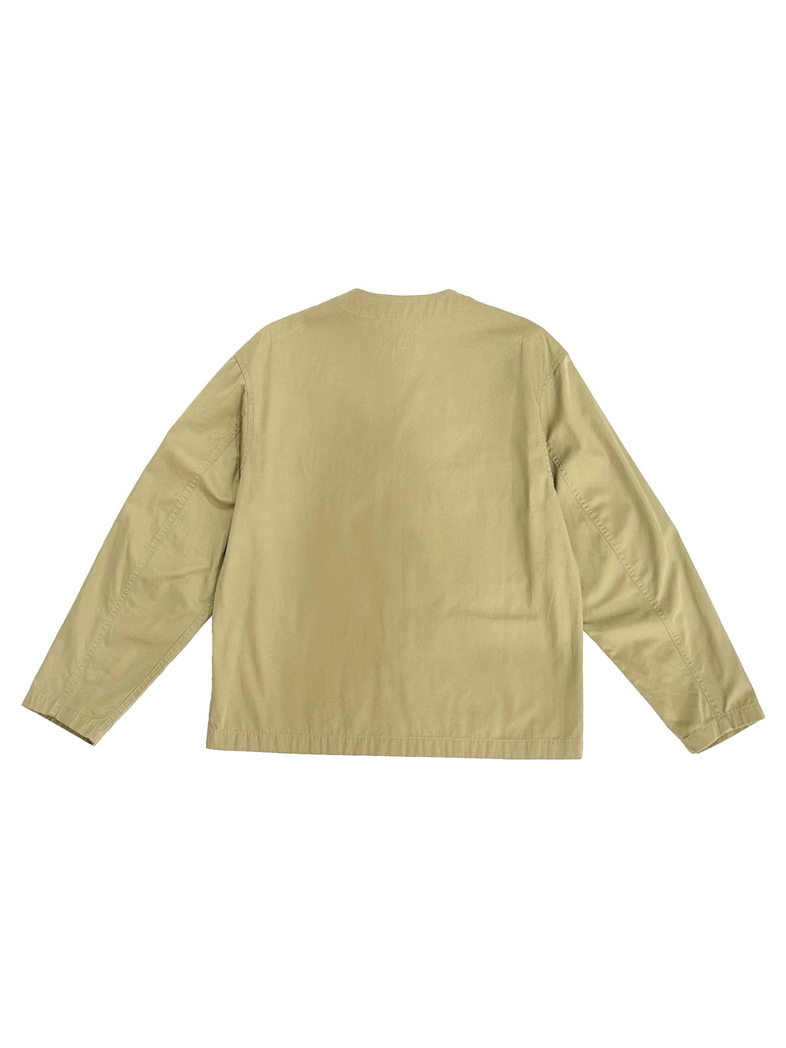 LEMAIRE - Collarless Overshirt - SS25 - LIGHTSAGE