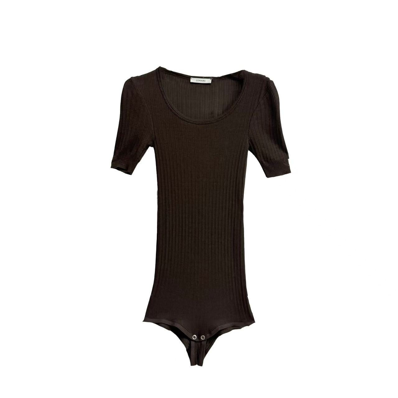 LEMAIRE - RIB BODY - SS24 - DARK CHOCOLATE