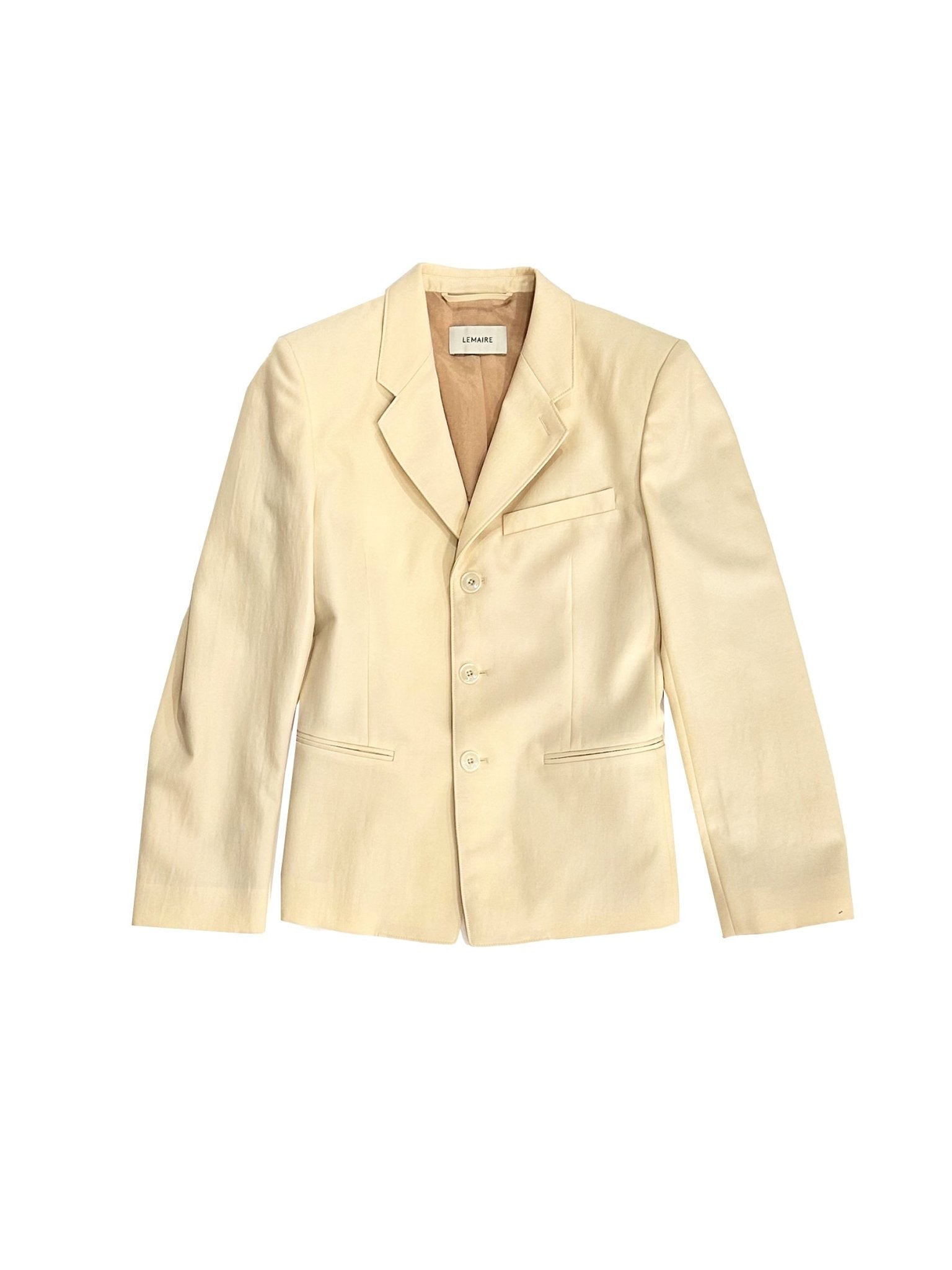 LEMAIRE - Single - Breasted Fitted Tailored Jacket - SS25 - LIGHTPOWDER