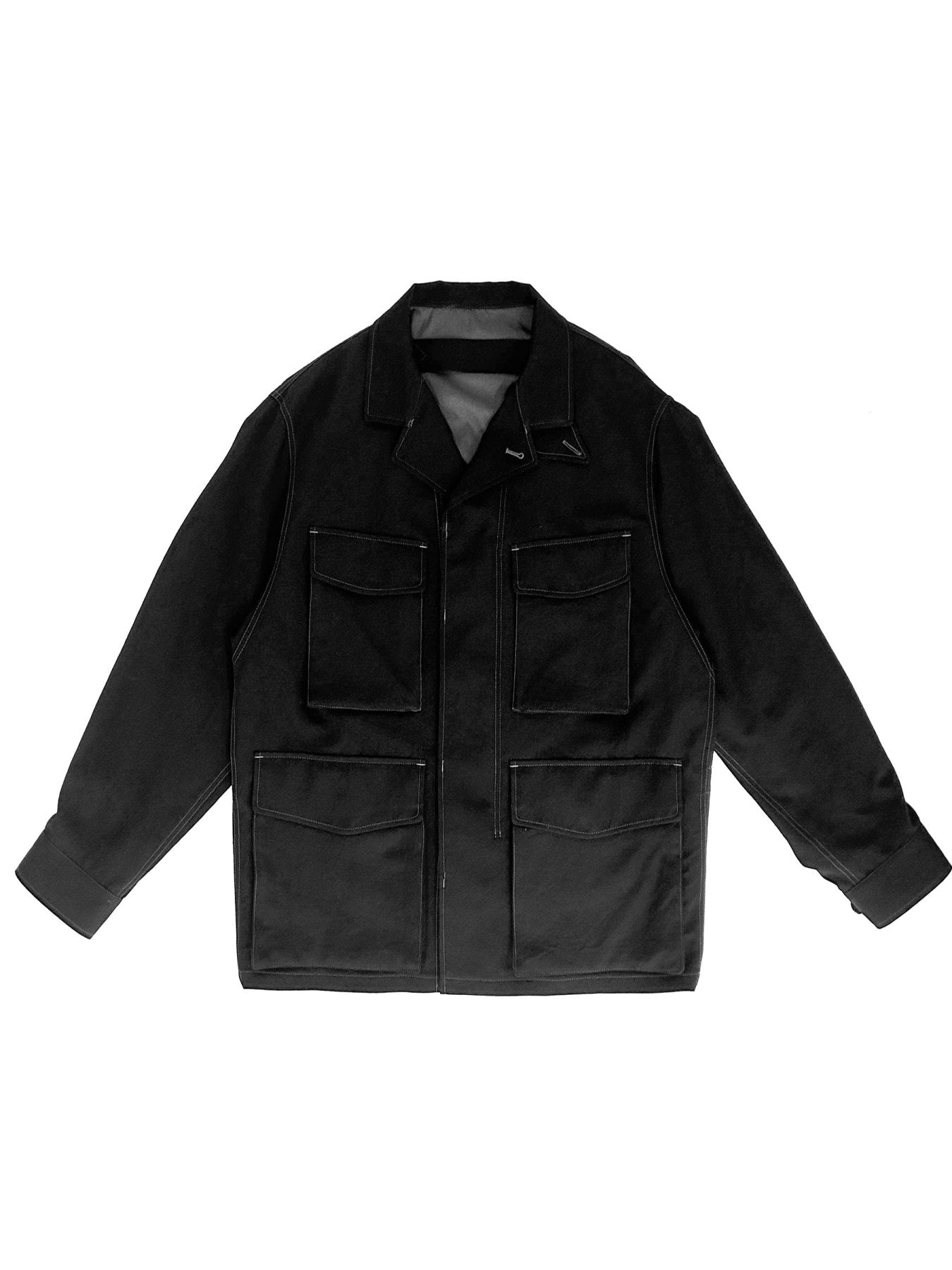 LEMAIRE - Soft Field Jacket - AW25 - BK999 BLACK