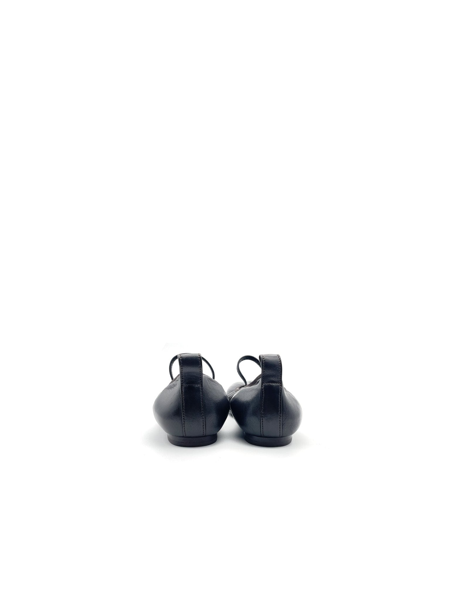 LEMAIRE - Square Flat Ballerina - AW24 - CHOCOLATE