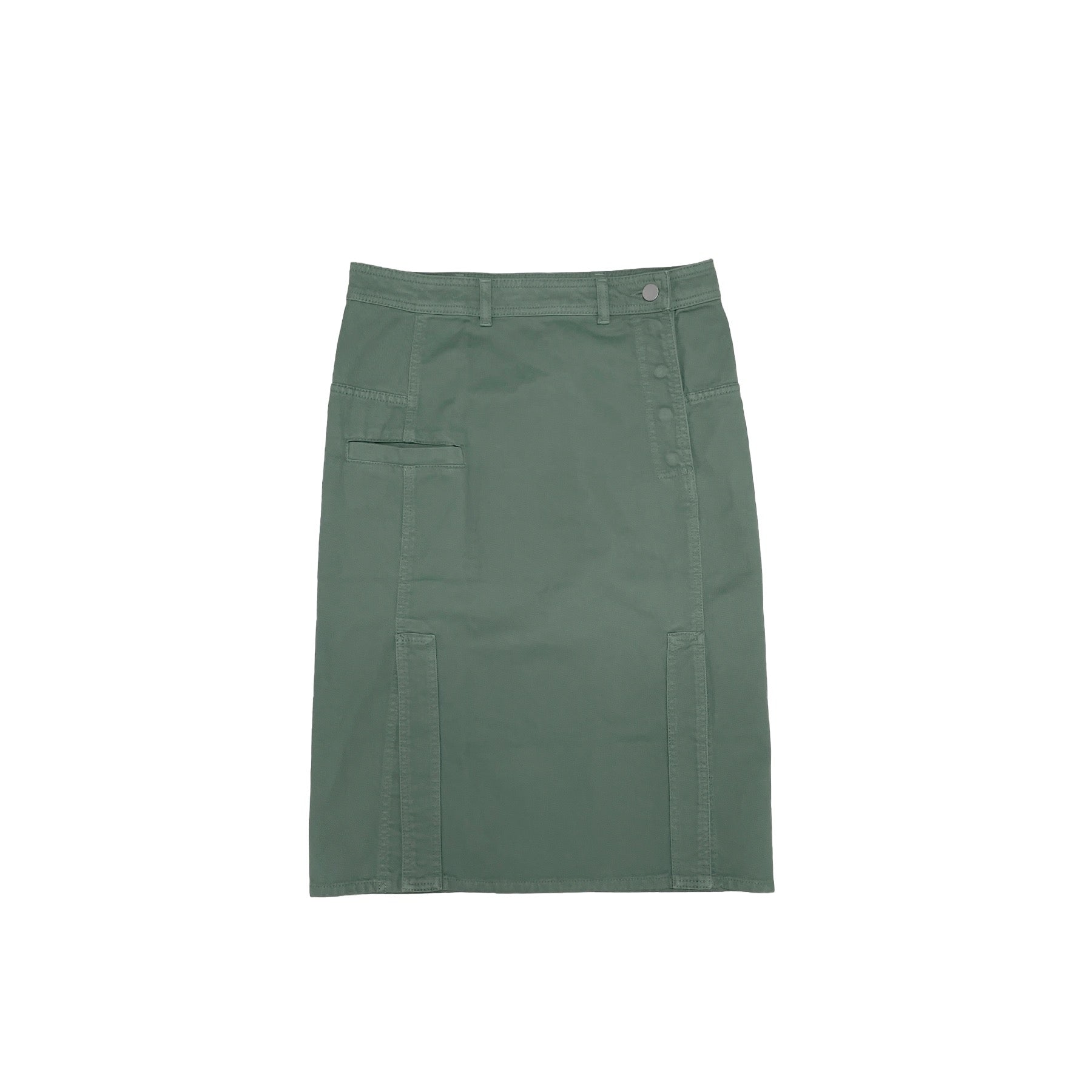 LEMAIRE - STRAIGHT SKIRT - AW23 - HEDGE GREEN