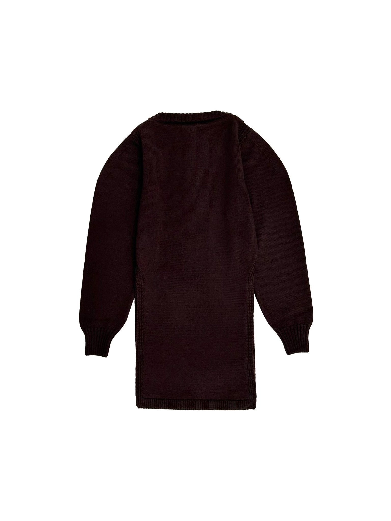LEMAIRE - Sweater With Slits - AW25 - RE373 AUBERGINE
