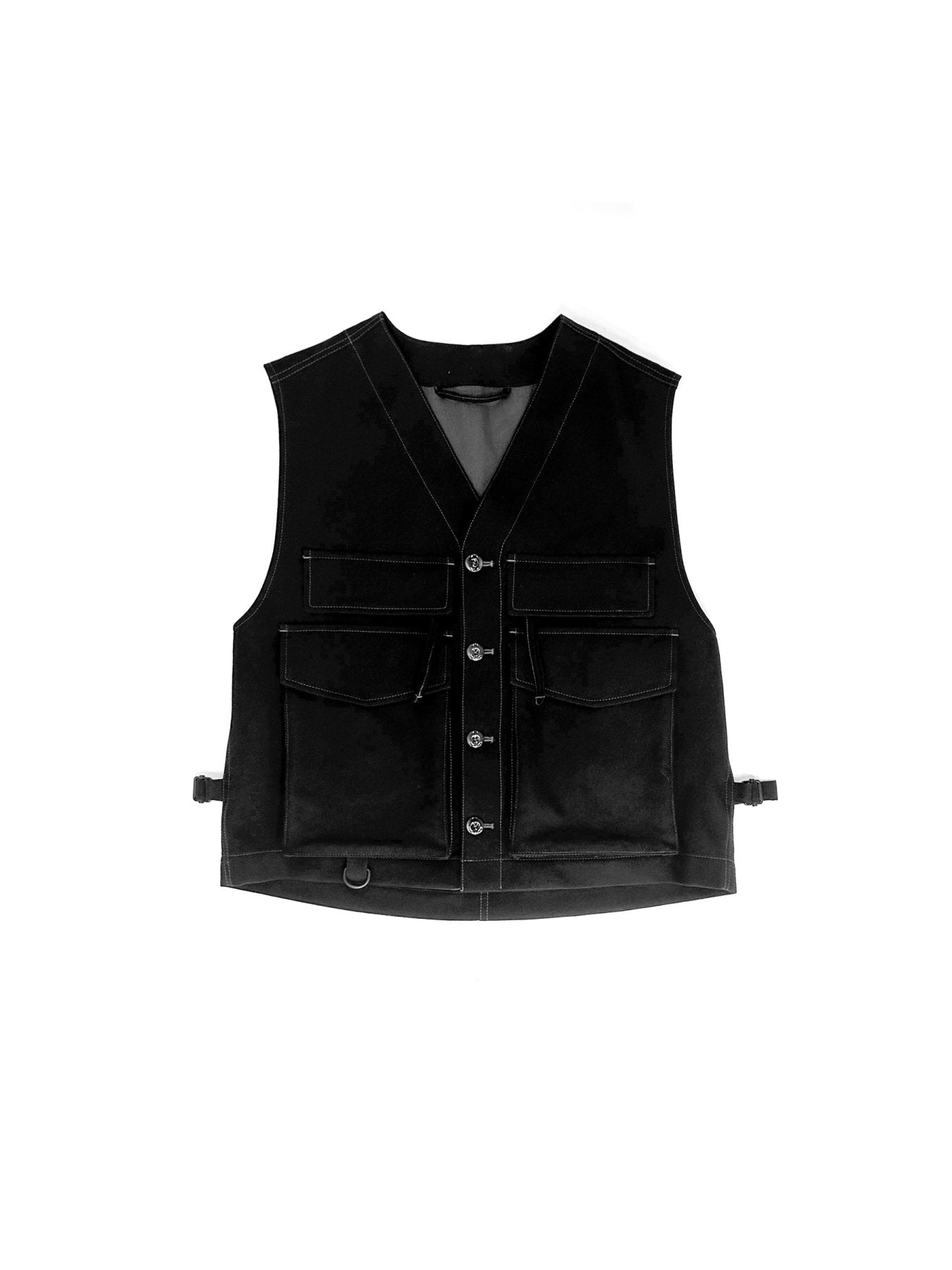 LEMAIRE - Utility Gilet - AW25 - BK999 BLACK